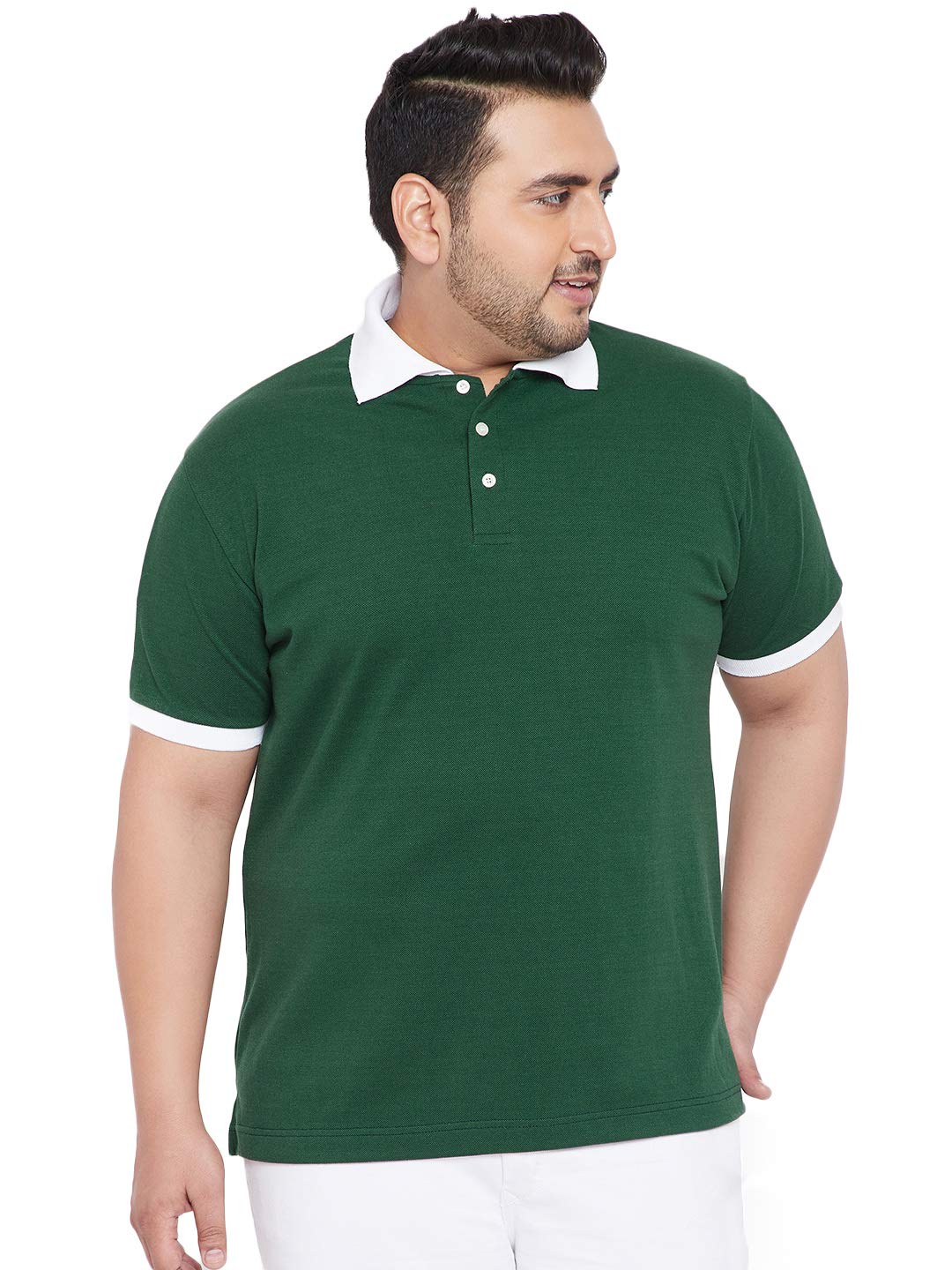 BigbananaPlus Size Men's Regular Fit Polo