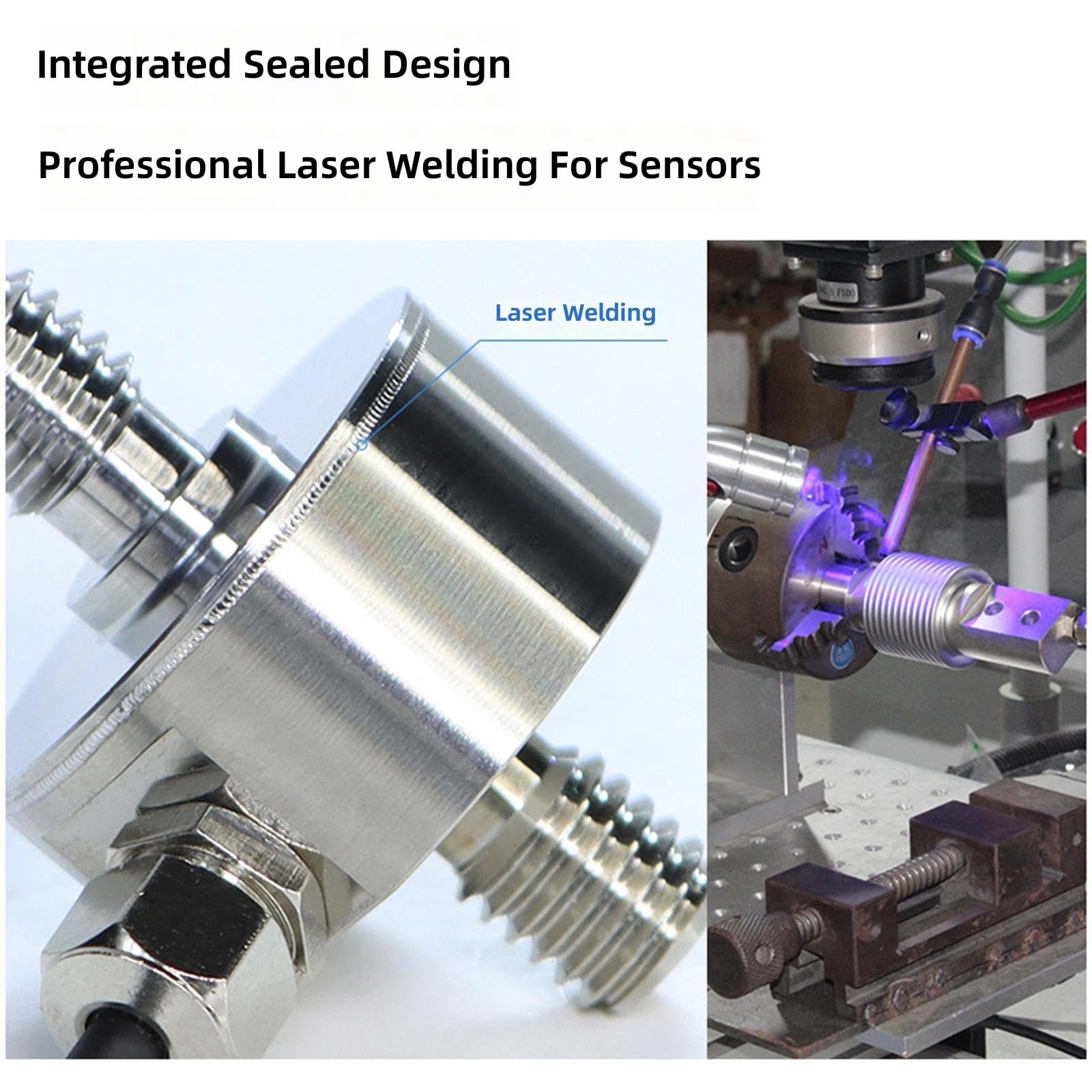 Sensores de fuerza en miniatura diseñados con sensores de celda de carga con salida de 0 a 10 V para aplicaciones de integración de equipos, transductor de fuerza de doble perno