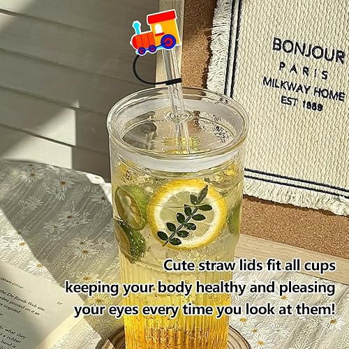 Miniatura 2 de 12 tapas de silicona reutilizables de grado alimenticio con temática de tren, adecuadas para bolsas de recuerdo de fiesta, fiesta de cumpleaños,