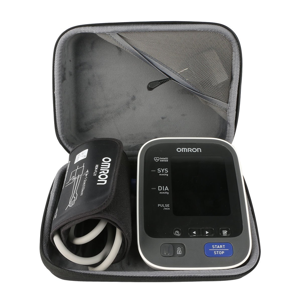 co2CREA Жесткий чехол для цифрового тонометра Omron M2, M3, M6, M7, M10 Comfort (только чехол, без монитора артериального давления)