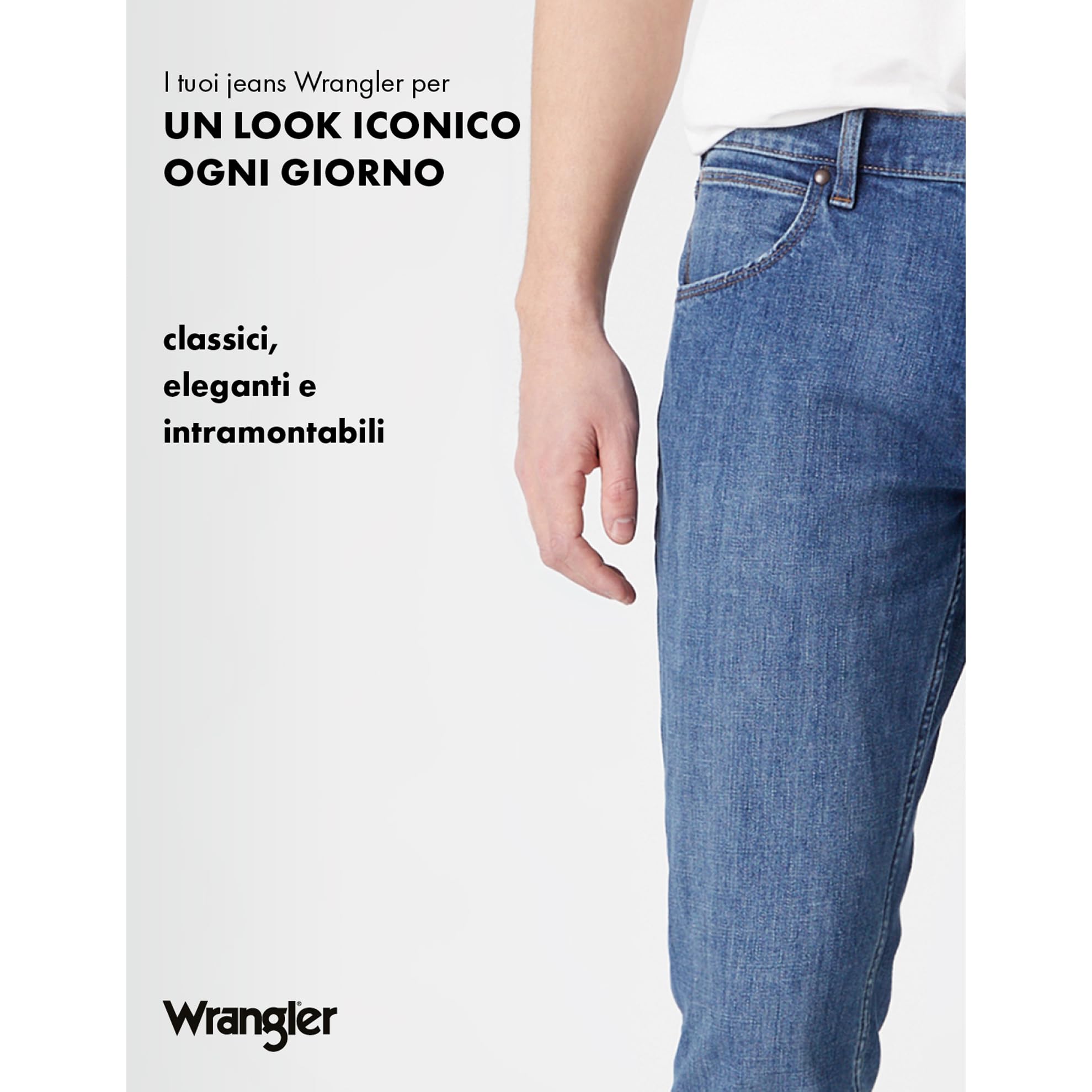 Wrangler Red Kabel Regular Jeans Uomo
