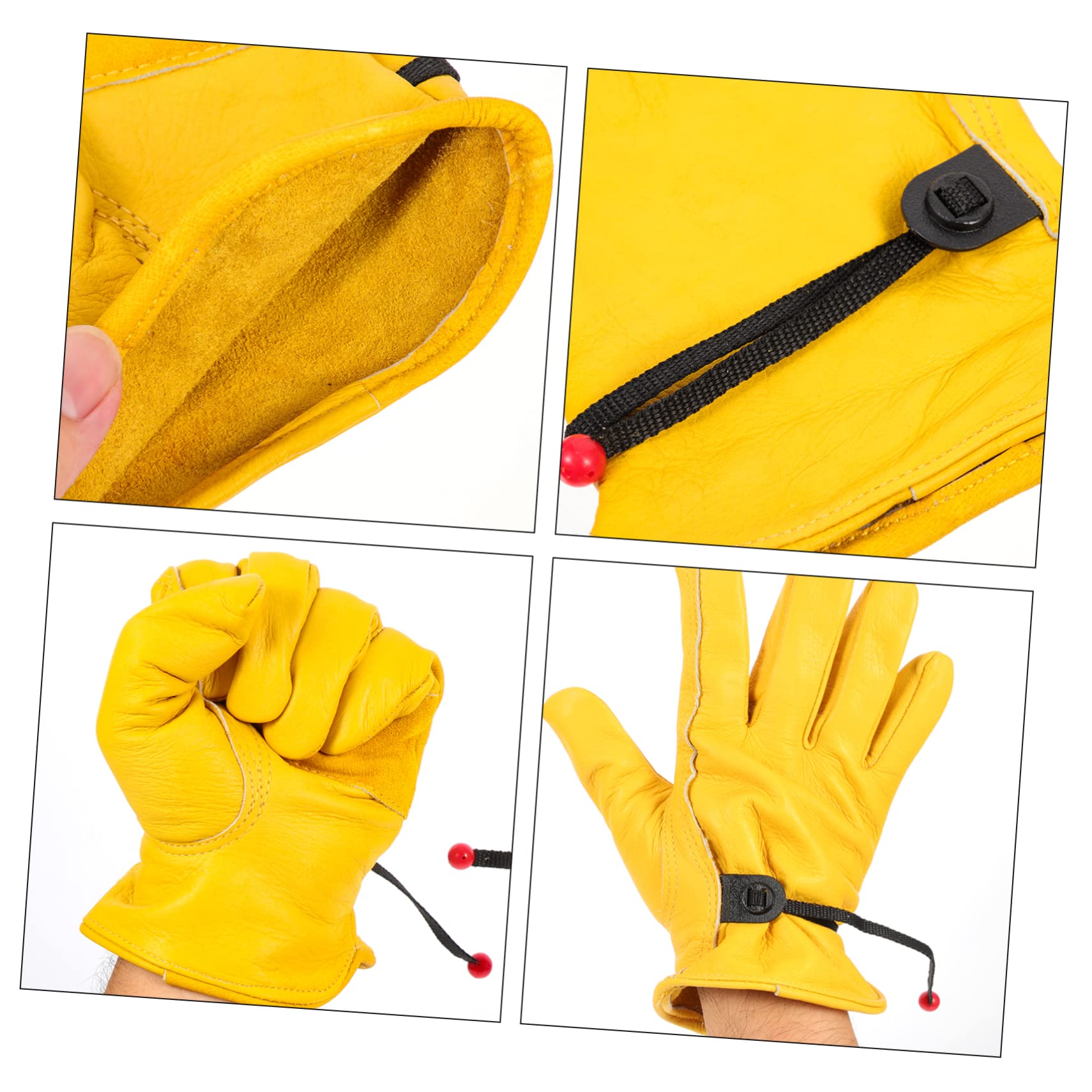 2 Pares Guantes De Jardineria Guantes De Pintura Guantes De Trabajo De Seguridad Guantes Domésticos Guantes Para Trabajar En El Jardín Guantes De Cuero