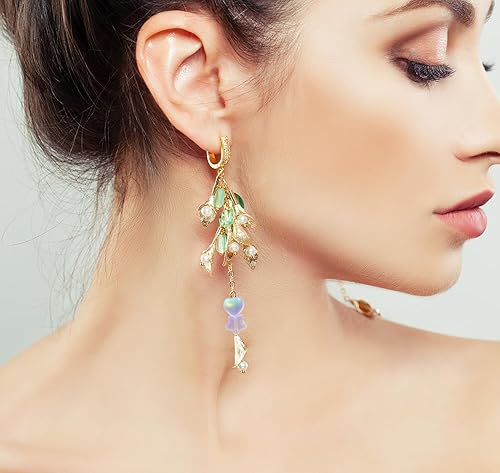 Miniatura 6 de Tupalizy 100 cuentas pequeñas de cristal de 0.157 pulgadas (0.157 in) brillantes con dije de corazón para pulseras de amistad, joyería, collares,