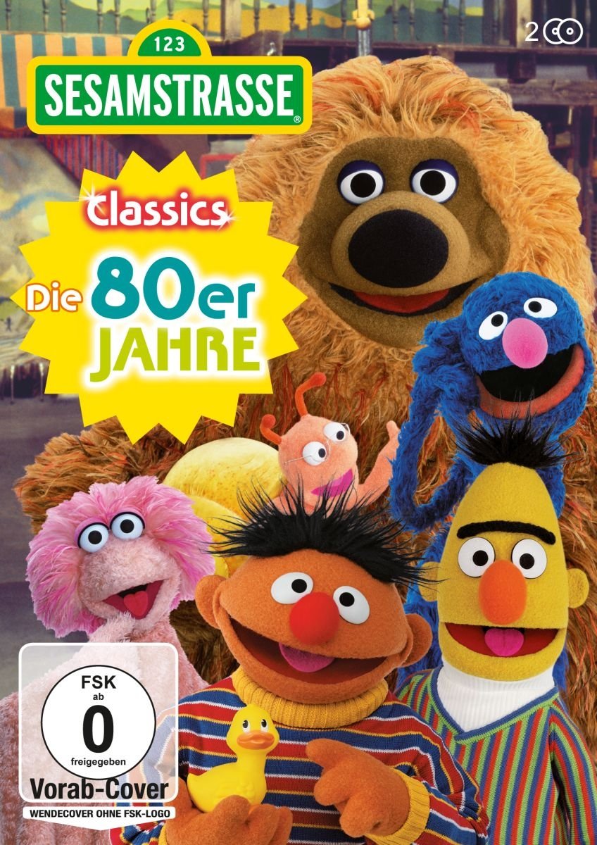 Sesamstraße Classics - Die 80er Jahre. 2 DVDs.