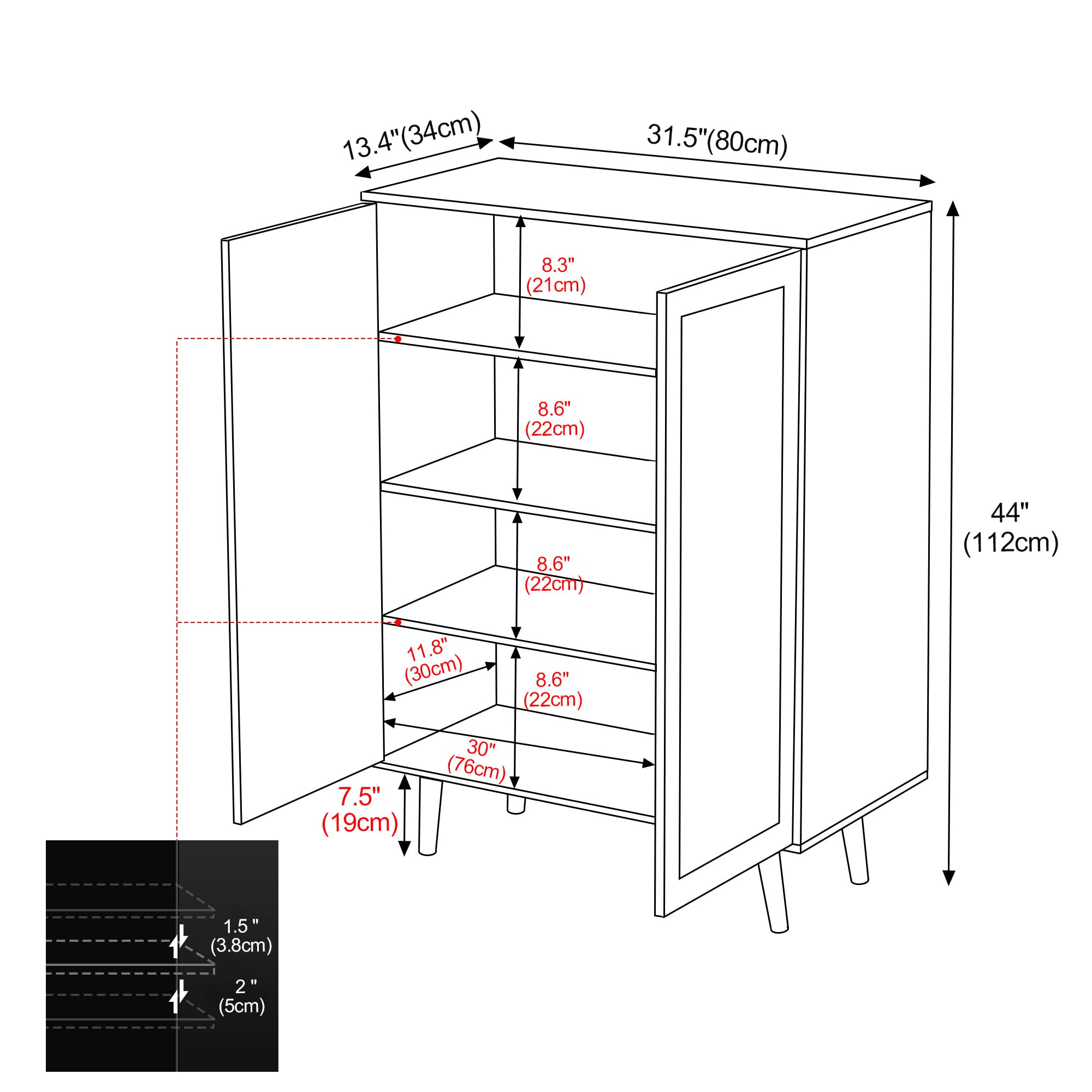 küchenschränke, Küchenschrank mit Arbeitsplatte küche Buffetschrank, Sideboard für Wohnzimmer, Flur, Esszimmer, Schlafzimmer, Büro