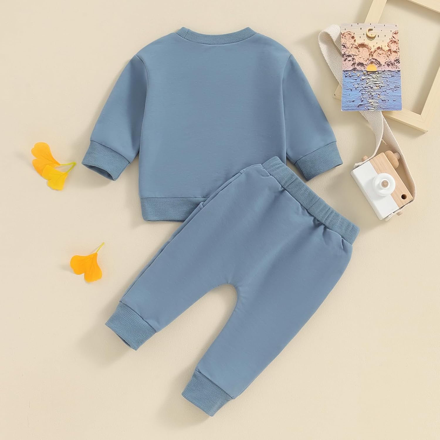 Big Brother Little Sister Outfits Crewneck Sweatshirt Pants Set Sibling Matching Outfits Fall Winter Clothes - Image 6