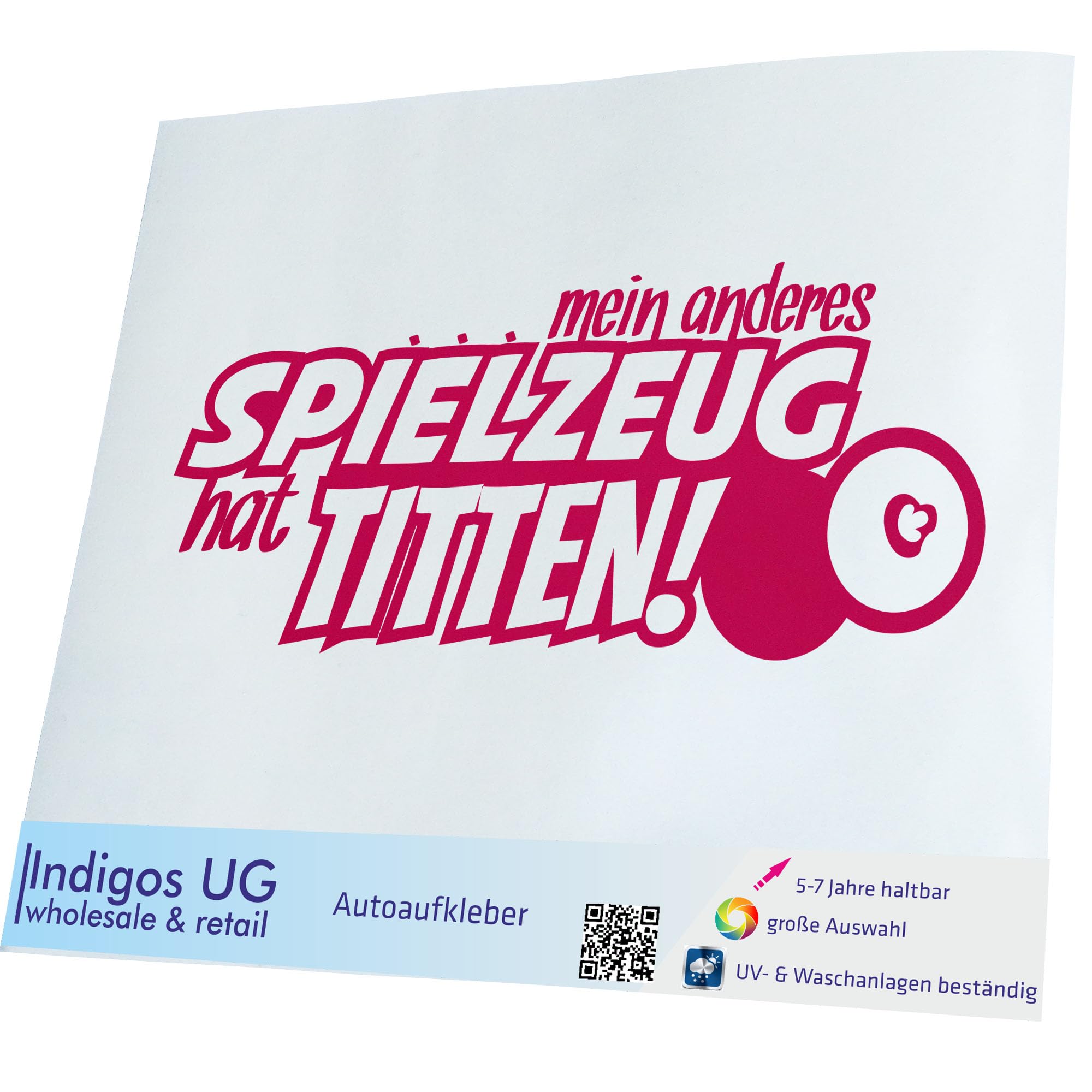 INDIGOS UG Adesivo per auto – JDM – Die Cut – Stafford – 200 x 181 mm oro – lunotto posteriore – Adesivo per lunotto posteriore – Adesivo tuning