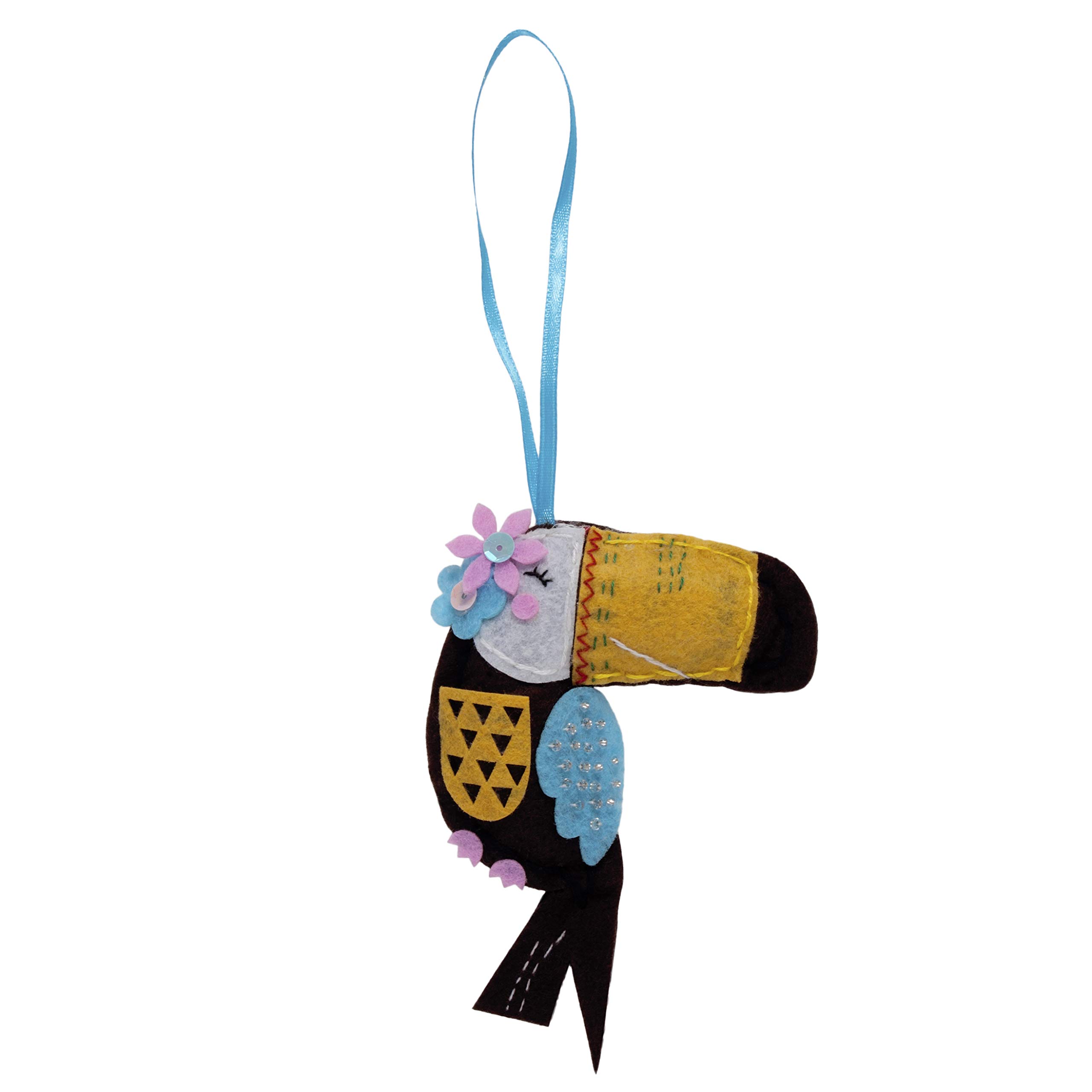 Trimits Felt Decoration Kits, 12 x 9cm, Toucan