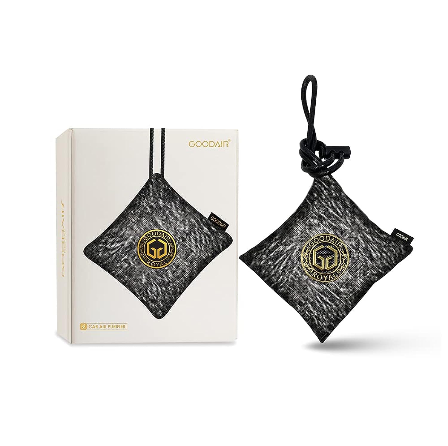 GOODAIR ROYAL Non-electric Indoor CAR Air Purifier | Elegant Silver