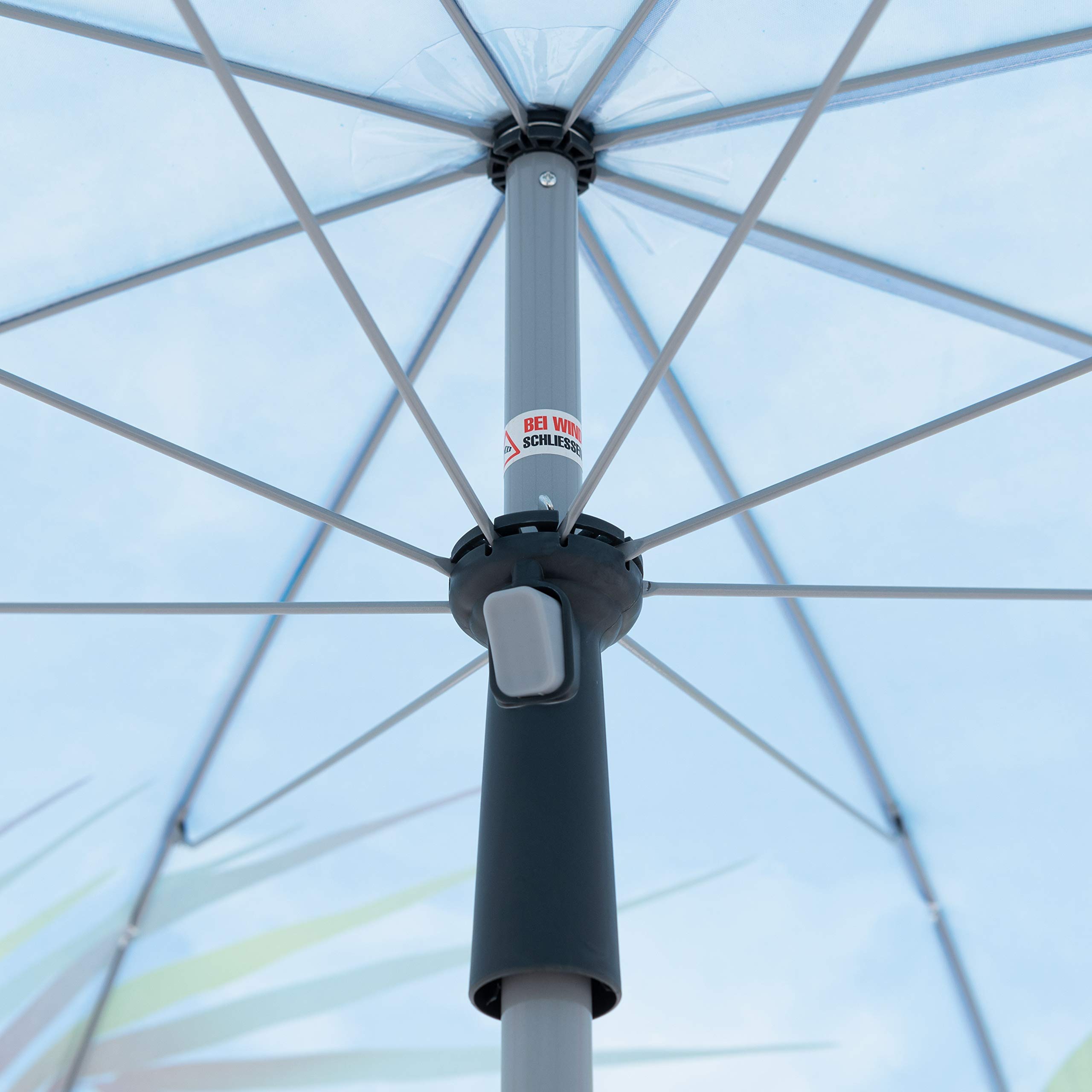 Doppler GS BASIC 200 - Sonnenschirm für Balkon oder Garten - Regenabweisend - Knickbar - ca. 200 cm - Flamingo