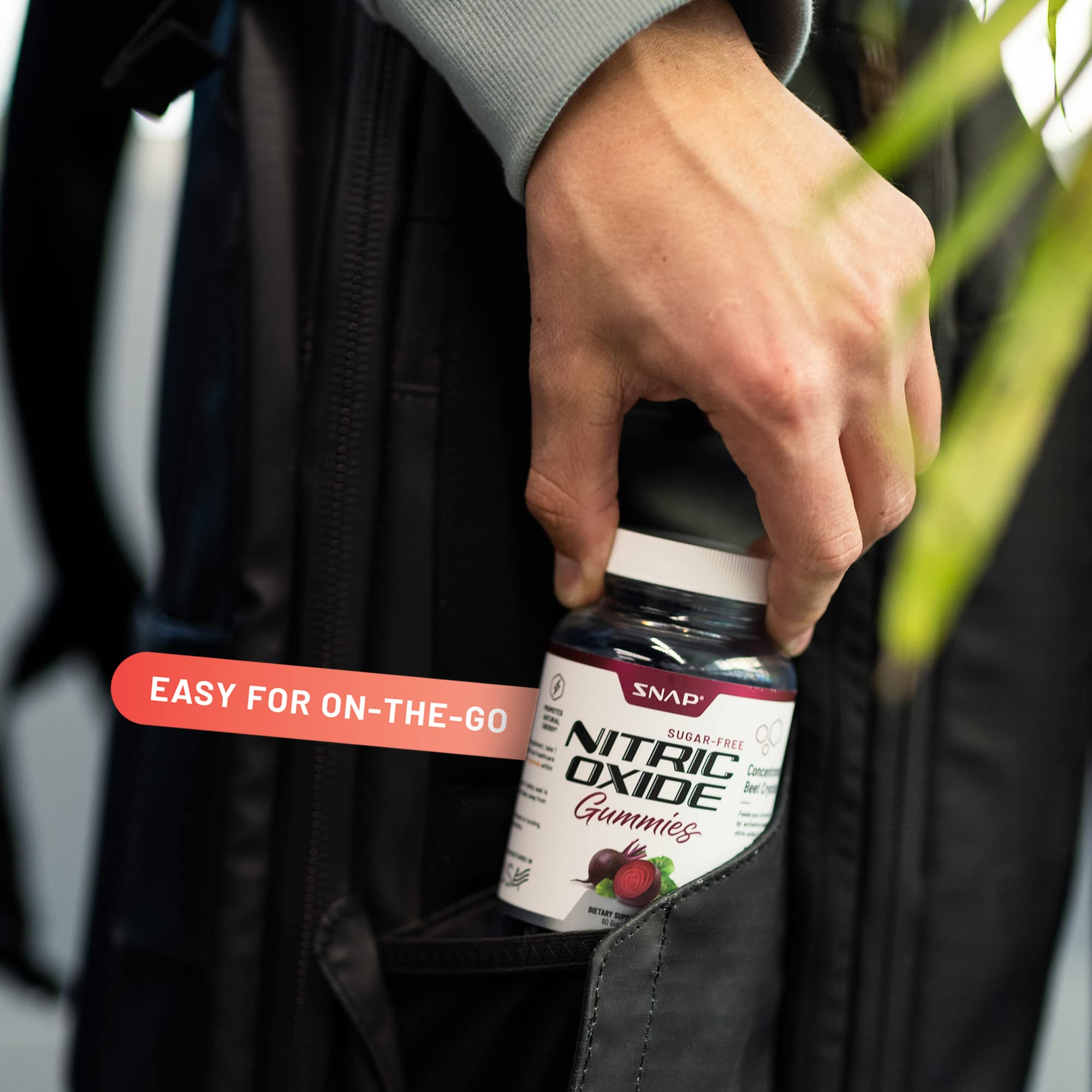 Sugar Free Nitric Oxide Beet Root Gummies Heart Health, Energy Boost