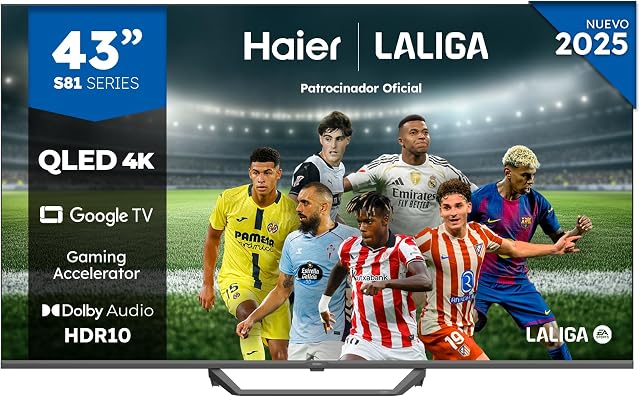 Haier QLED 4K UHD H43S81FUX - 43"