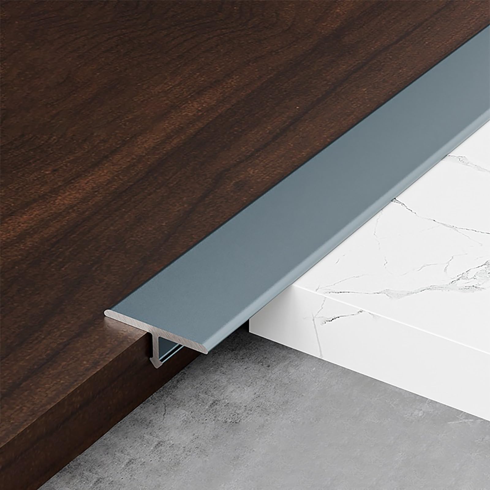 Profilo Di Transizione In Alluminio Per Pavimenti - Barra Copri - Foto 11