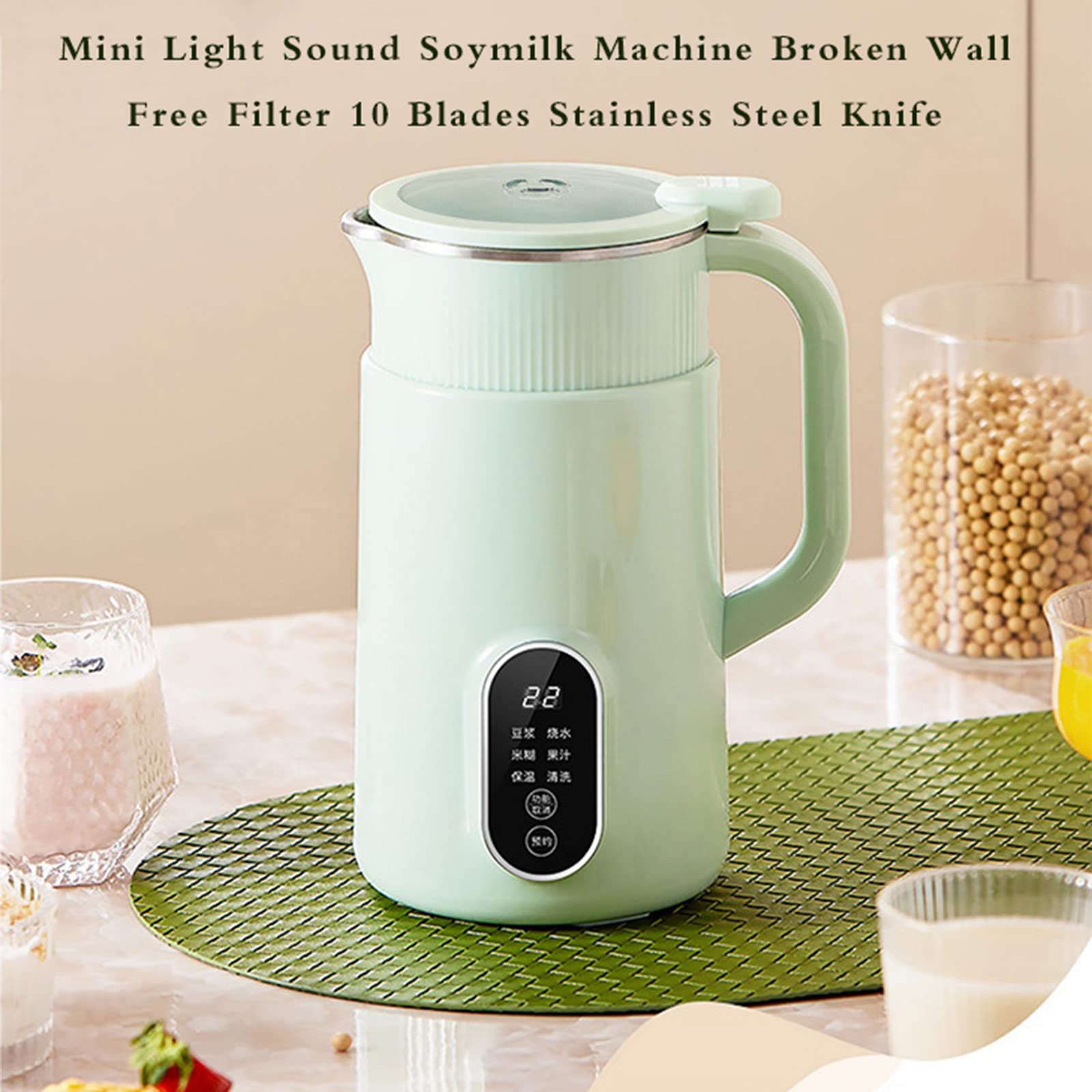 Mini Wall Breaker Sojamilchmaschine Haushalt Kleine multifunktionale vollautomatische Kochmaschine
