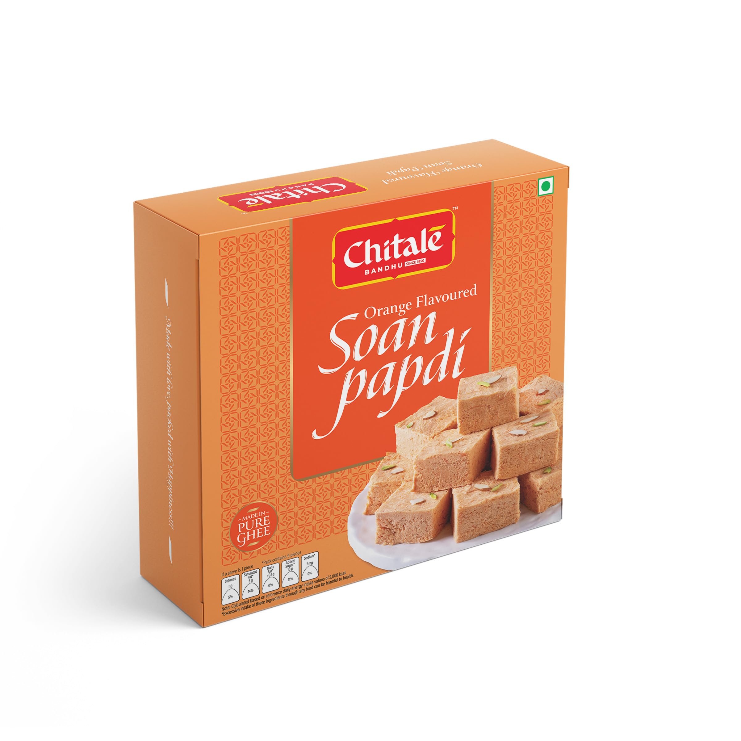 Chitale Bandhu Orange Soanpapdi, 200gm (Pack of 1-200gm) (B0D9D9RBG7) Amazon Price History, Amazon Price Tracker