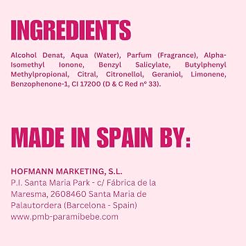 PMB Para Mi Bebe Rosa Eau de Pink Spray 250 ml