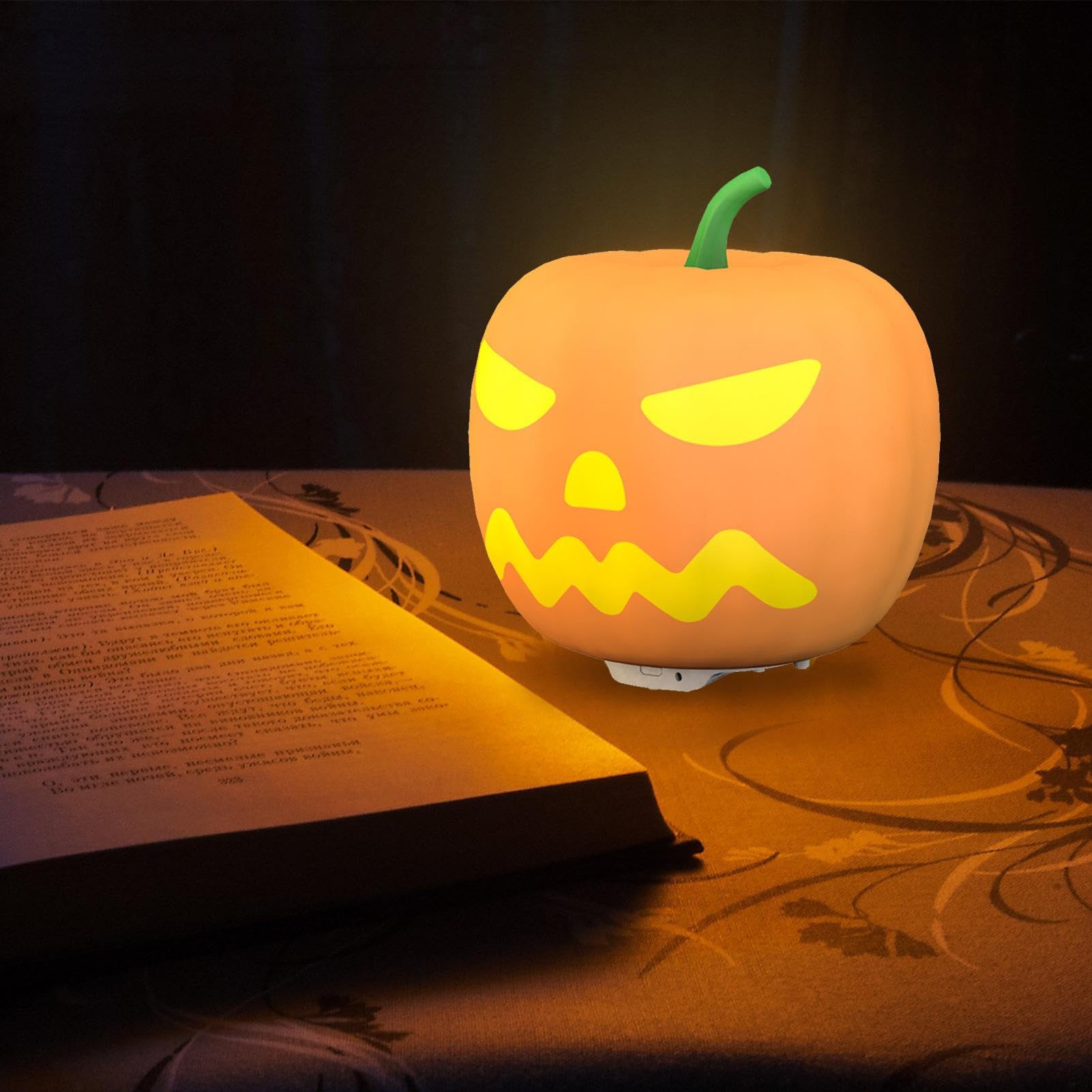 Luce Notturna A LED Fantasma Per Halloween, Decorazione In Resina Con Simpatici Fantasmi, 15x12x12 Cm - 3