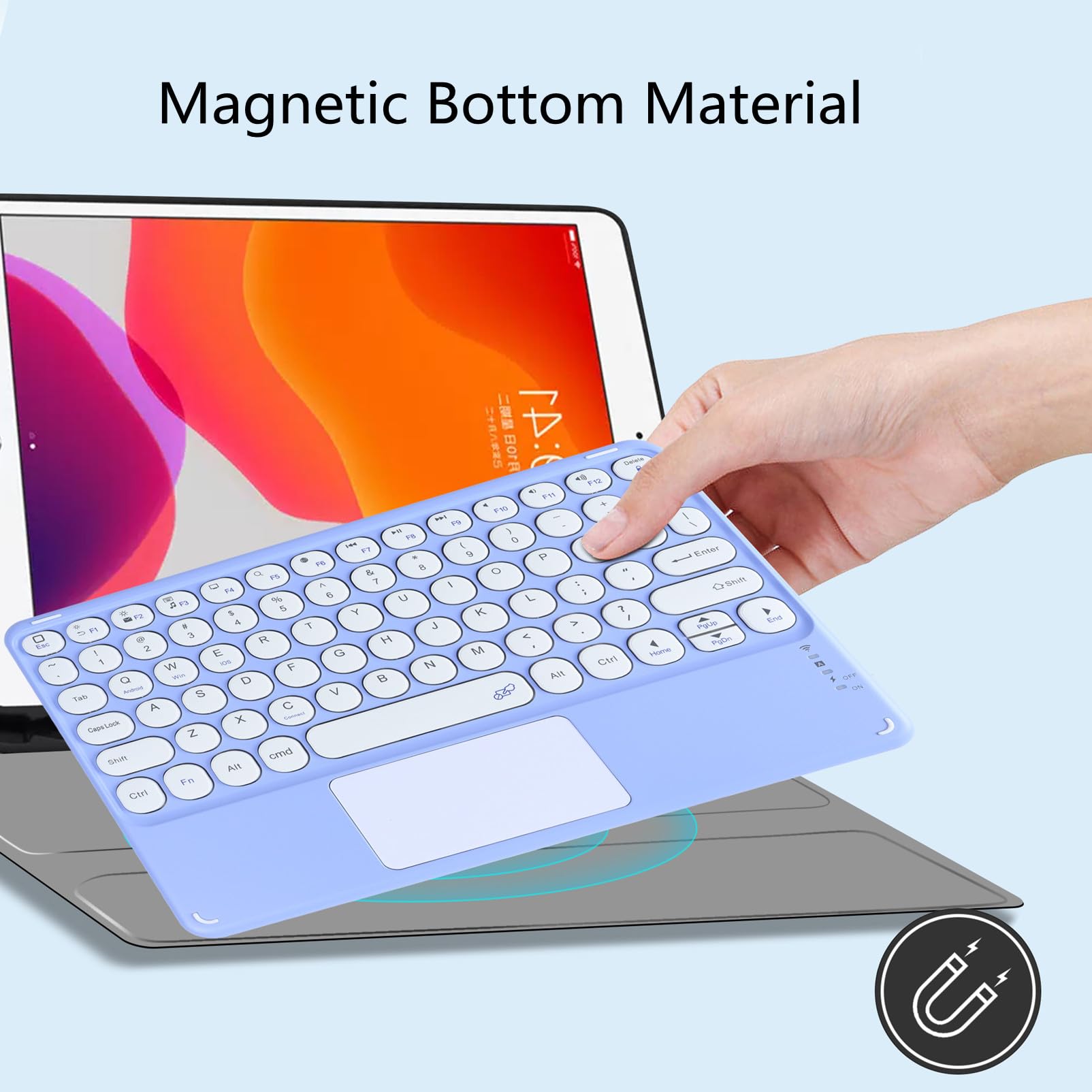 Amazon.com: Bluetooth Keyboard, 10-inch Wireless Bluetooth