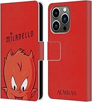 Vista 96 de Head Case Designs Funda de piel con licencia oficial de AC Milan Dream Big Children compatible con Apple iPhone 13 Mini