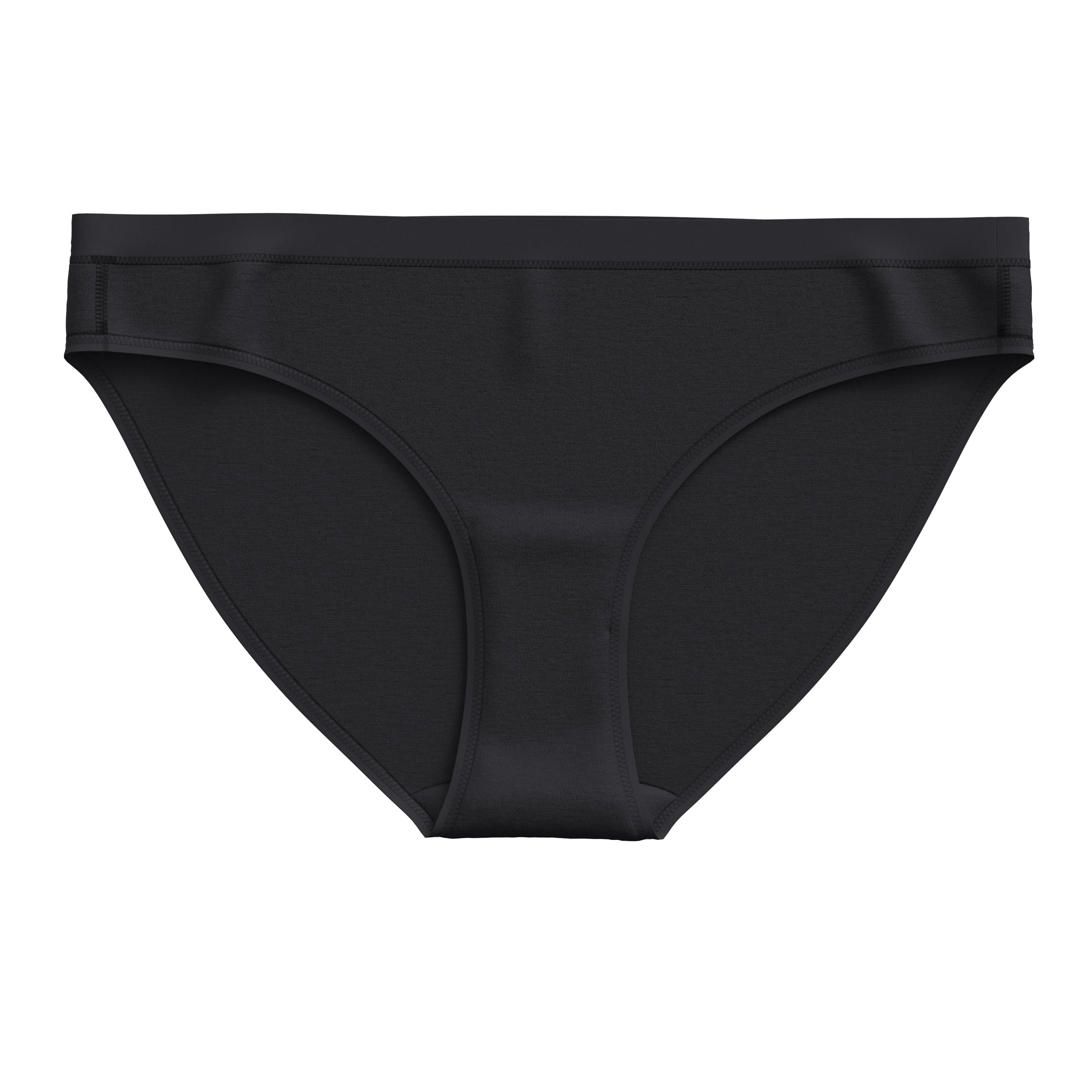 Smartwool Women's Merino Bikini, Black, Small