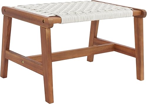 Miniatura 8 de SAFAVIEH Outdoor Collection PAT7077 - Juego de conversación, color naturalblanco