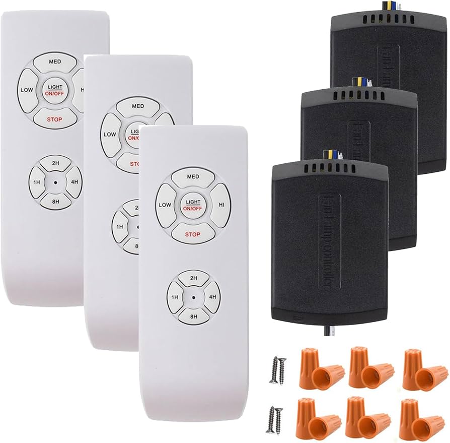 Amazon.com: LPHUMEX 3 Pcs Universal Ceiling Fan Remote Control