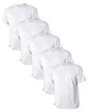 Gildan Adult DryBlend Sports T-Shirt, White, X-Large. (Pack of 5)