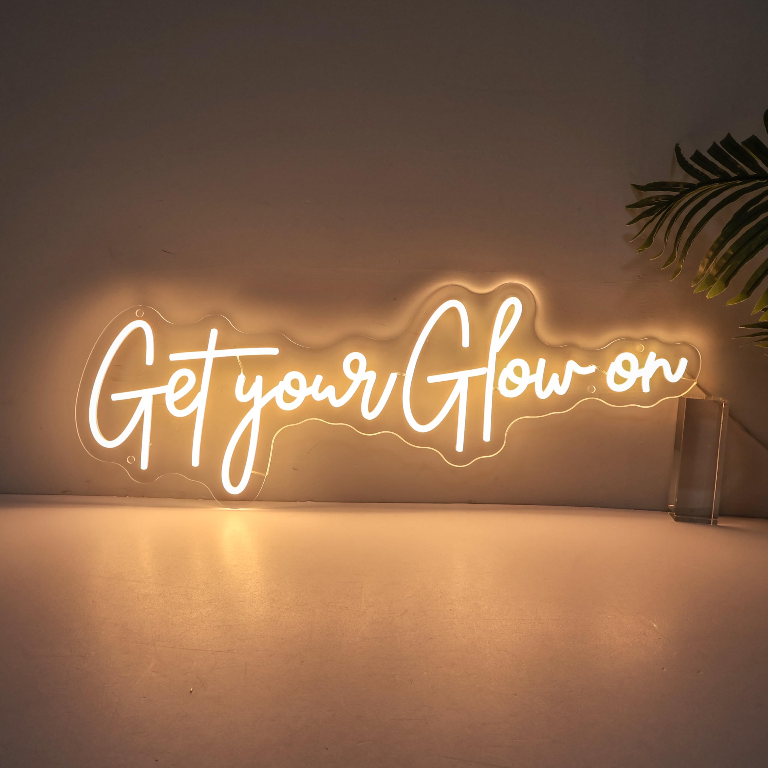 Custom Neon Signs for Wall Decor,Led Sign Name Personalized Neon Light Adjustable Brightness,Led Wall Decor Customization for Wedding Bedroom Home Bar Shop Pub Party Cafe Decor Gifts (warm white) โ image 1