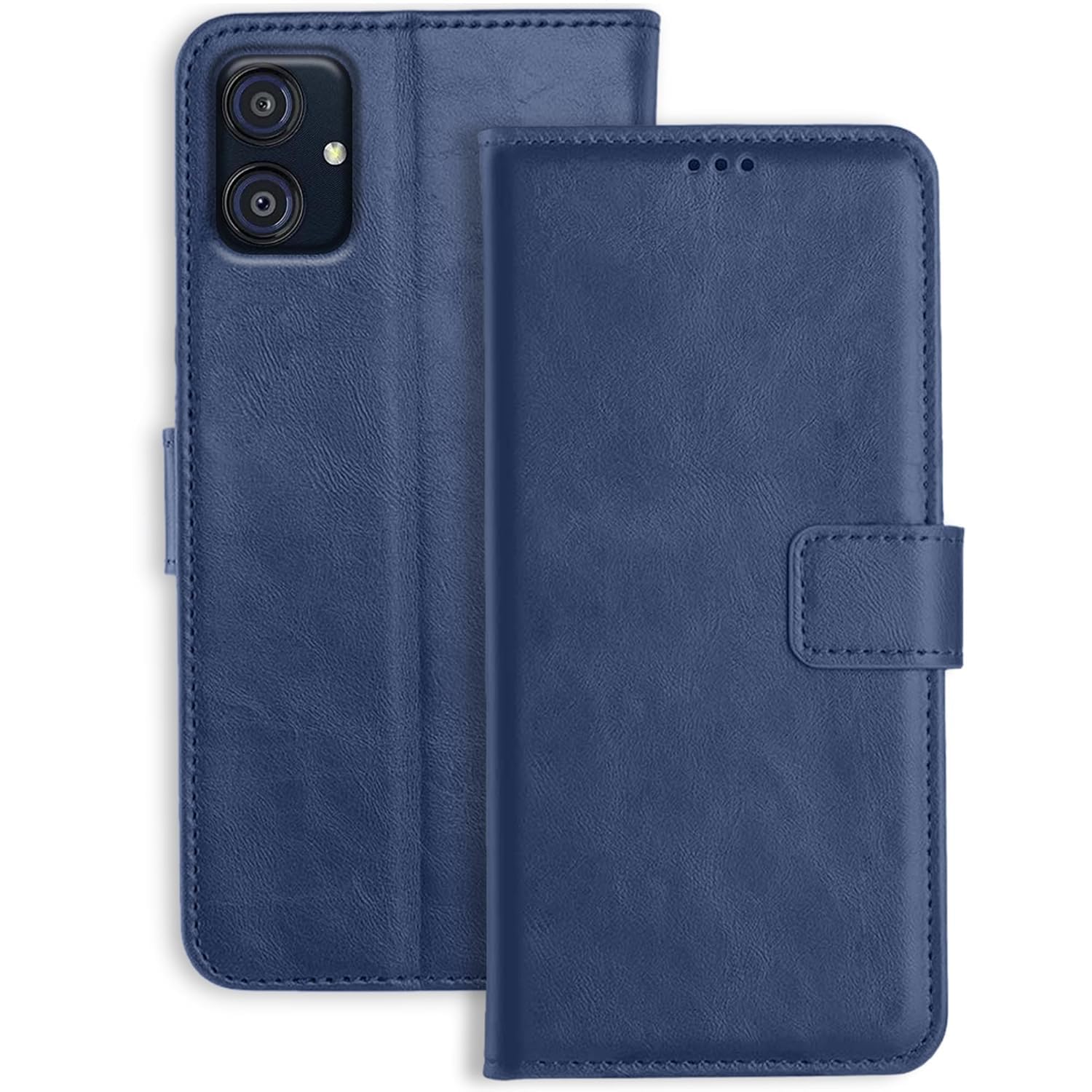 TOUCCH Flip case for Samsung Galaxy M04 / F04 / A04e| Leather Finish Cover & Flexible Stand Design | Card and Money Pocket | Blue (B0CZPJNT41) Amazon Price History, Amazon Price Tracker