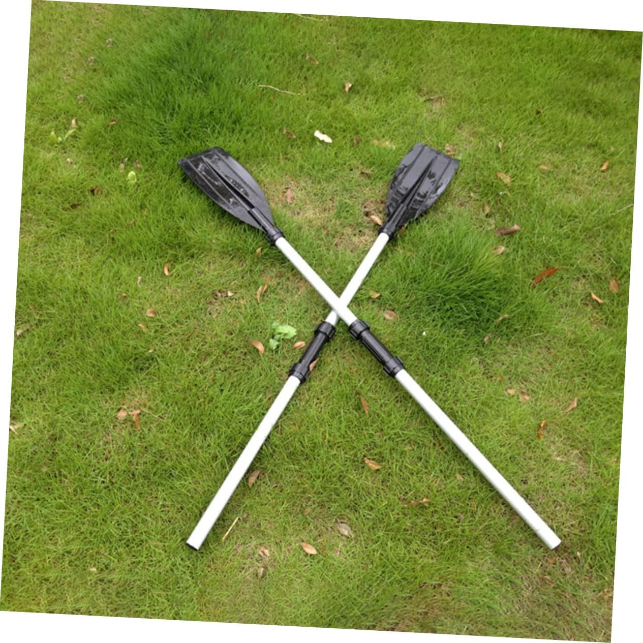 GANAZONO 2pcs Splicing Kayak Paddle Set Reinforced Aluminum Alloy Shafts for Kayaking Boat Accessories Lightweight and Sturdy for Adults and Water Sports