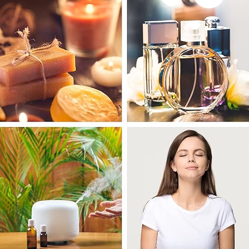 Miniatura 5 de Florona - Aceite aromático fragancia Cuero de alta calidad para difusores, fabricación de jabón, velas, lociones, aromas para el hogar, bombas de