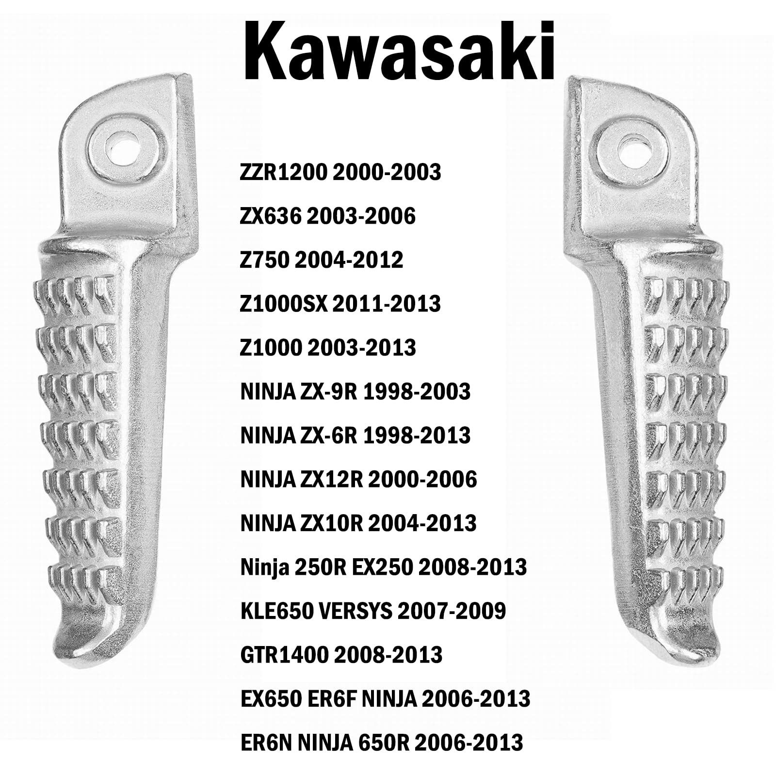 Amazon | フットペグリアフットペグフットレストブラケットセットは