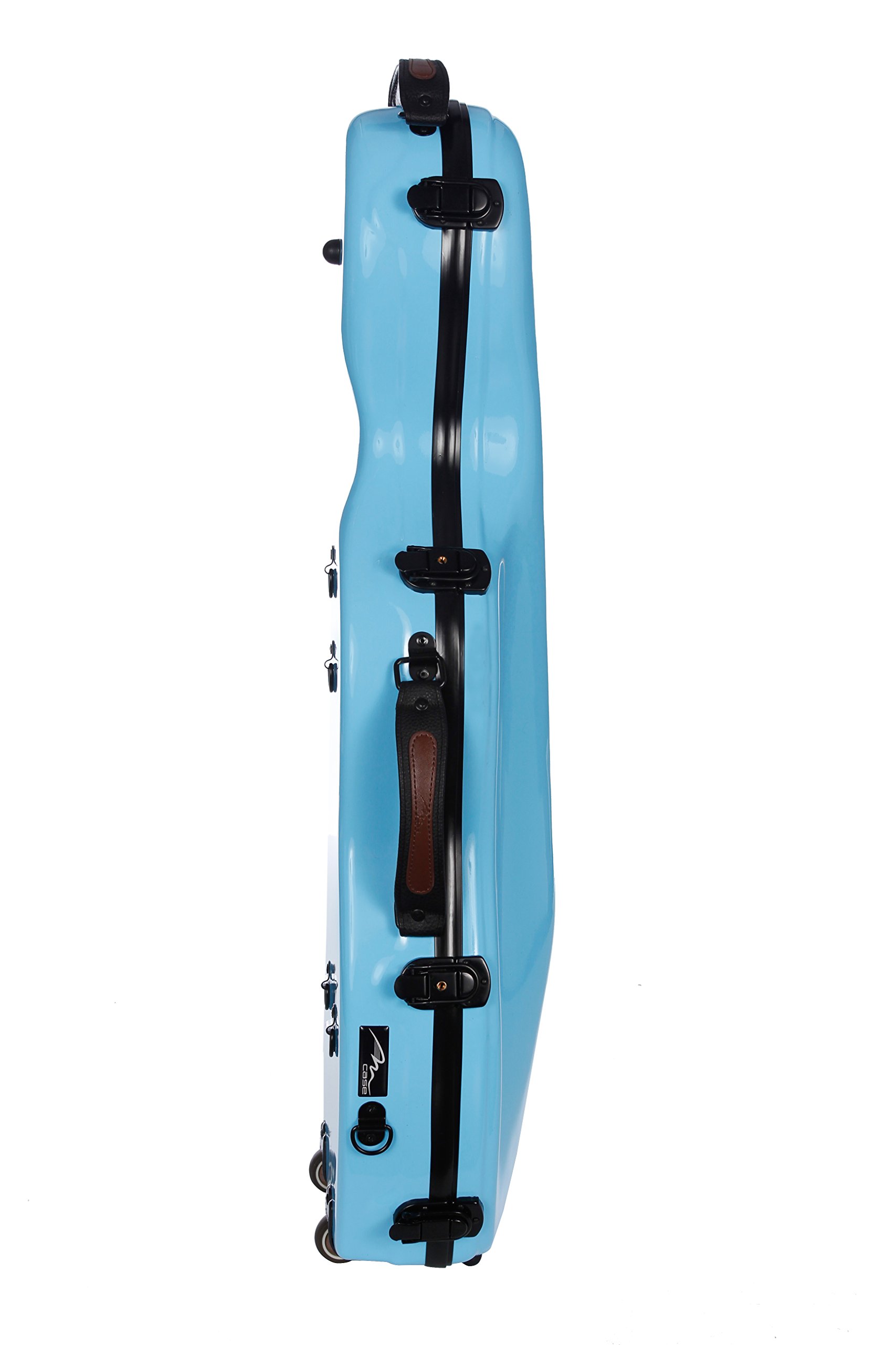 M-Case Custodia per Viola Fiberglass 38-43 Ultra Light cielo blu borsa musicale