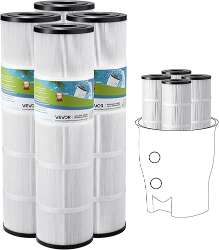 Miniatura 14 de VEVOR Cartucho de filtro de piscina CC150 de repuesto para Pentair Clean & Clear 150, reemplazo Pleatco PAP150, Pentair R173216, Unicel C-9415, 150