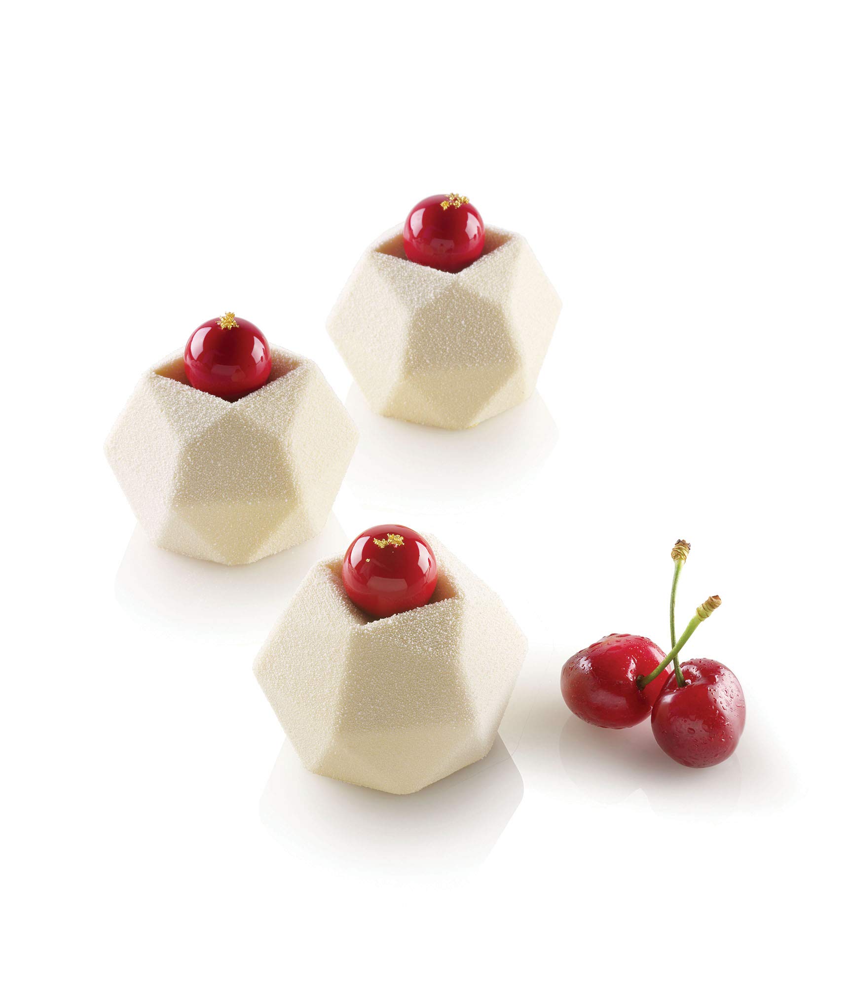 Silikomart Stampi in Silicone per Dolci – Kit Cosmos 105 - Accessori Professionali per Cucina e Pasticceria - Stampini Monoporzione per Dolci Forno