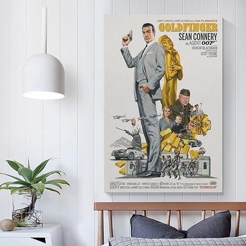 Miniatura 5 de DKKJHAJ Póster de película Goldfinger (1964) - Póster de pared para decoración y estética de habitación, 12 x 18 pulgadas (11.8 x 17.7 in)