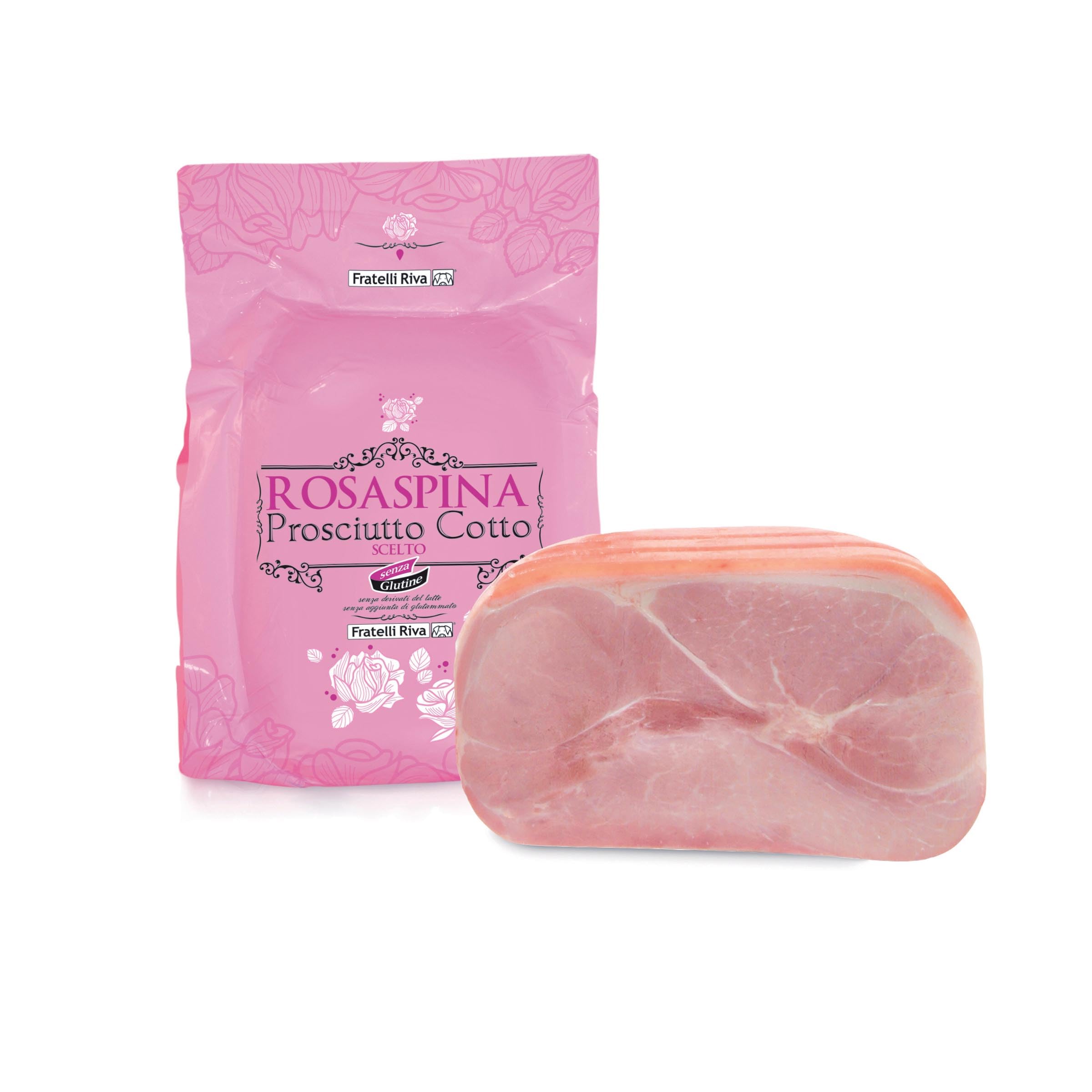 Prosciutto Cotto Rosaspina 3,8 kg – Alta Qualità, Delicato e Morbido – Ideale per Gastronomia, Panini e Ristorazione
