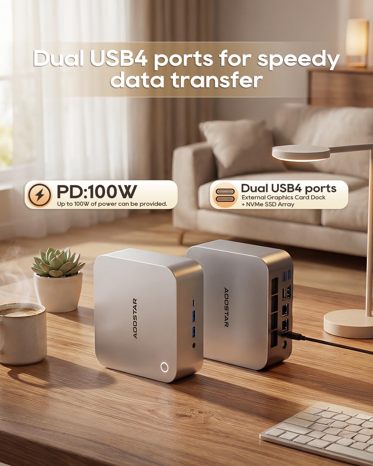 AOOSTAR MACO Mini PC - Ryzen 7 6850H, 24GB RAM -4 AOOSTAR MACO Mini PC - Ryzen 7 6850H, 24GB RAM -4
