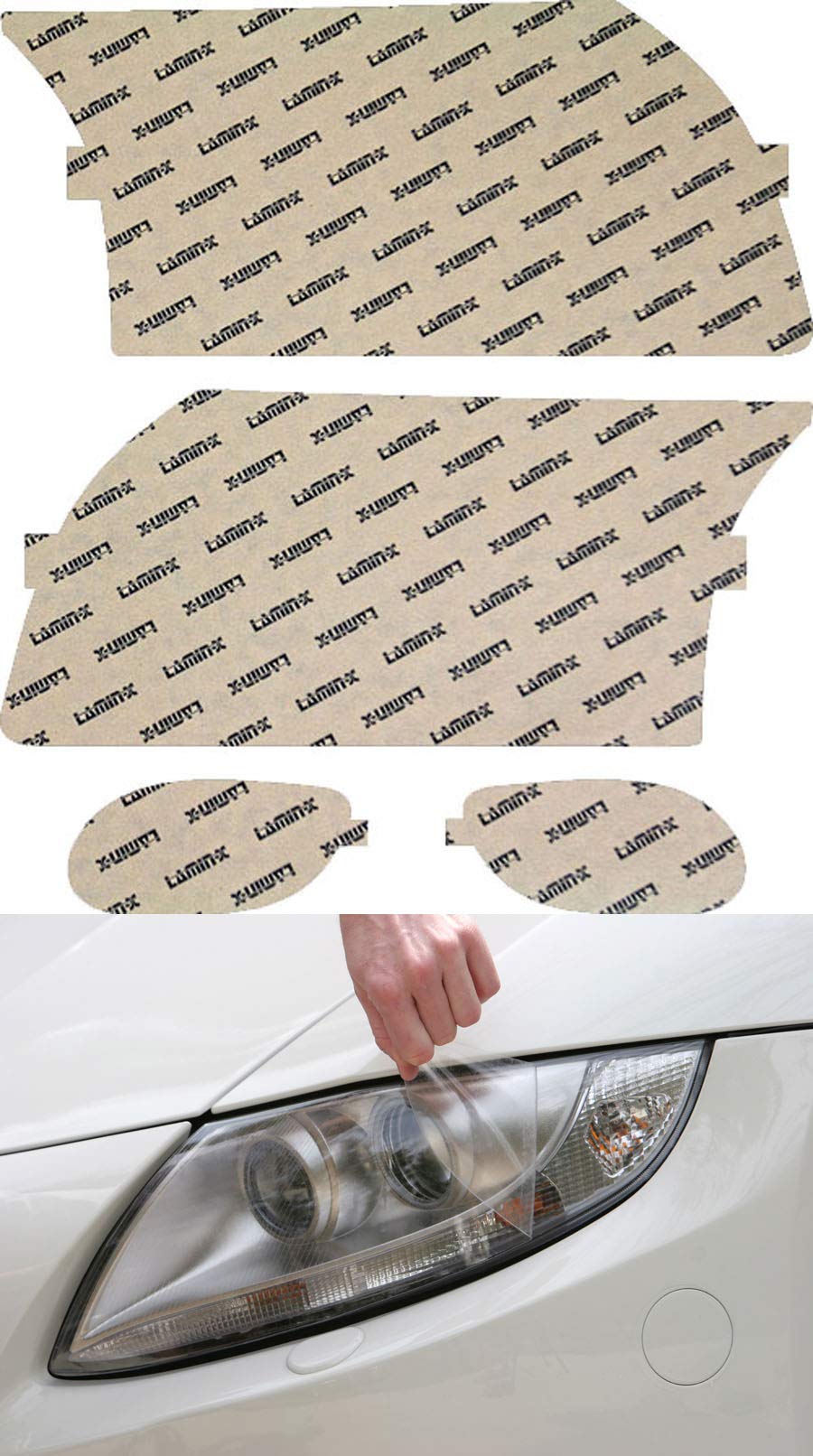 Lamin-x Custom Fit Clear Headlight Covers for Volvo S80 (99-06)