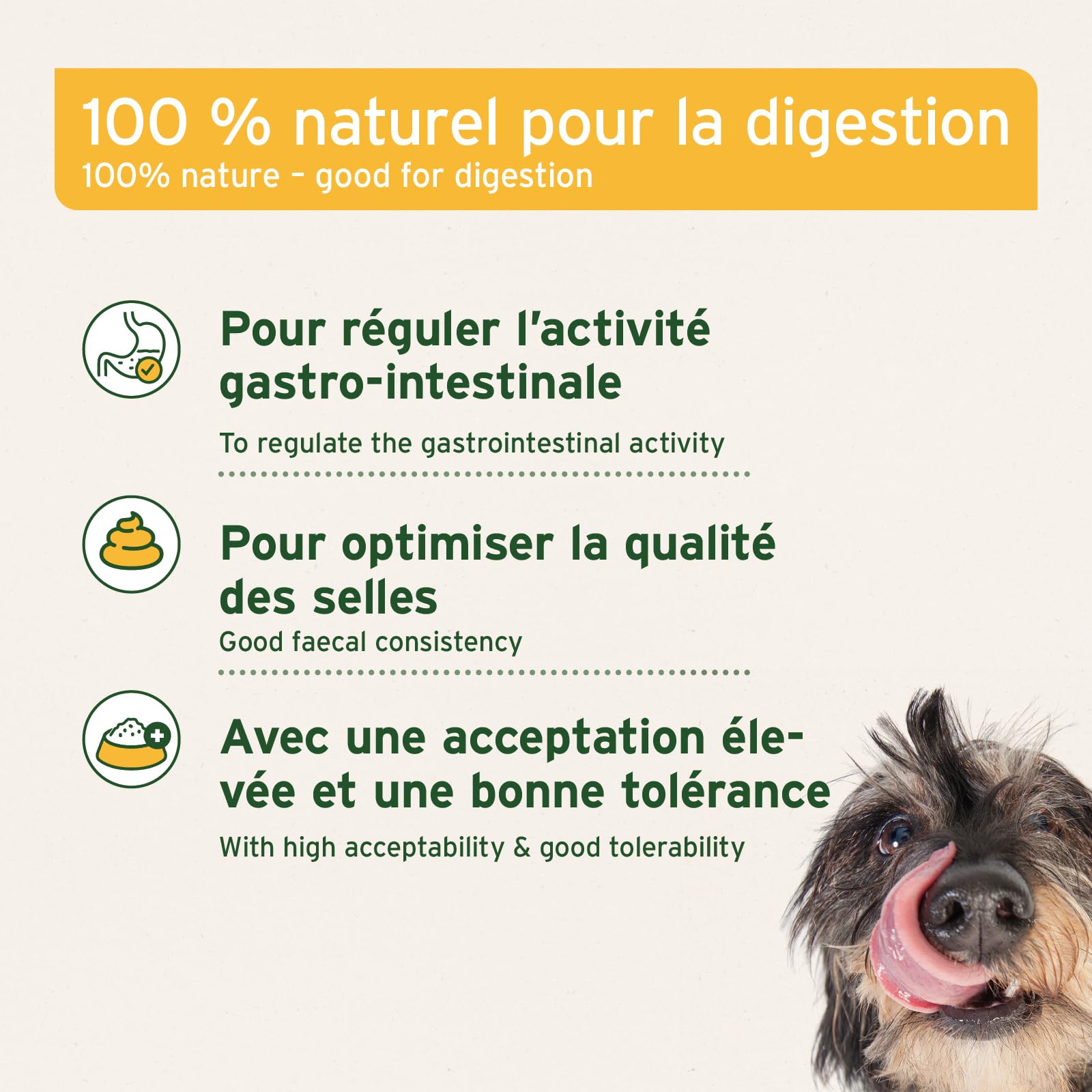 AniForte Tourbe Médicinale pour chiens 1,2kg - Améliore la qualité des selles, la digestion, le système immunitaire, l'activité gastro intestinale. Soin naturel pour chiens, soutien en cas de diarrhée