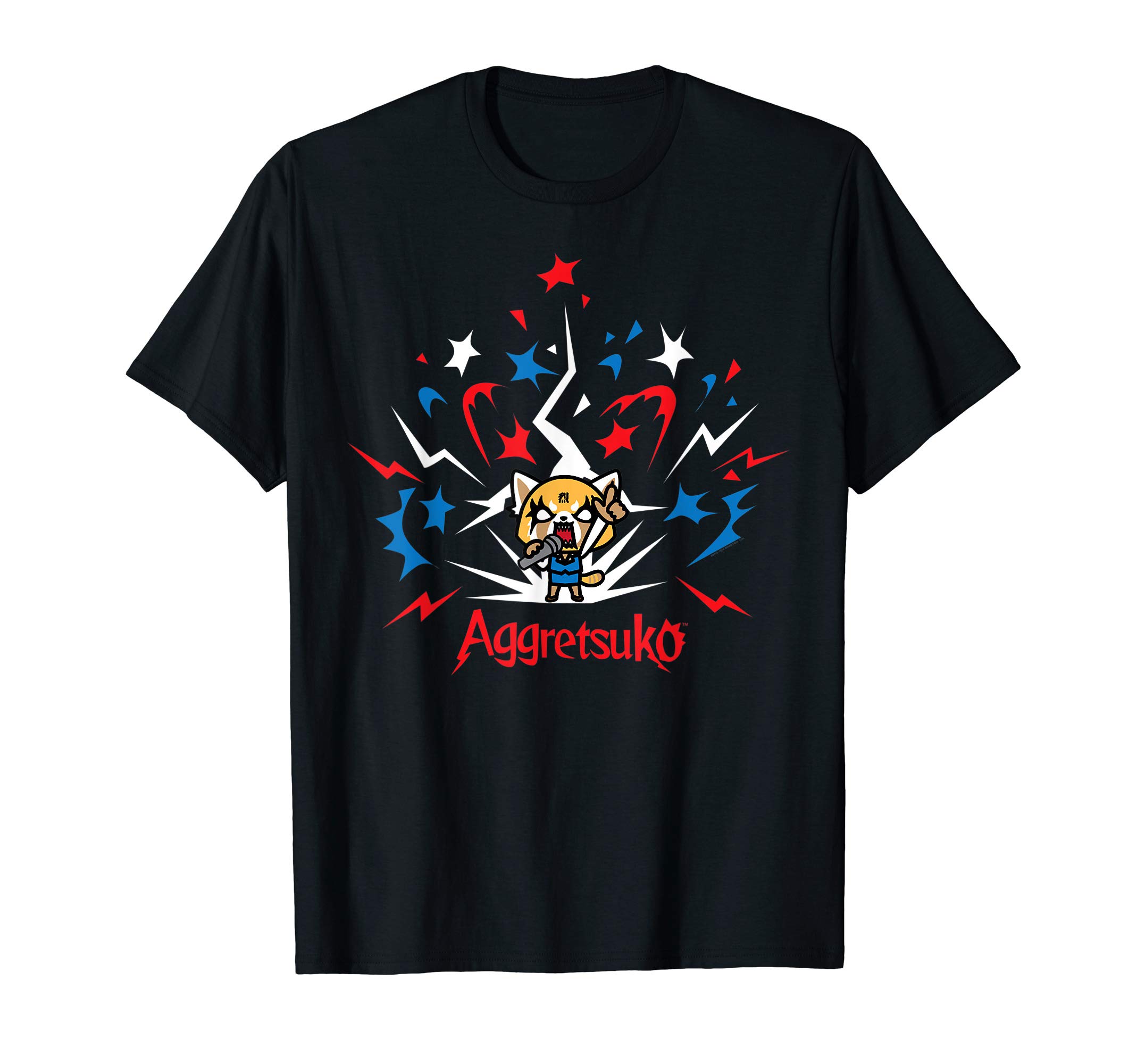 SanrioAggretsuko Fireworks T-Shirt T-Shirt
