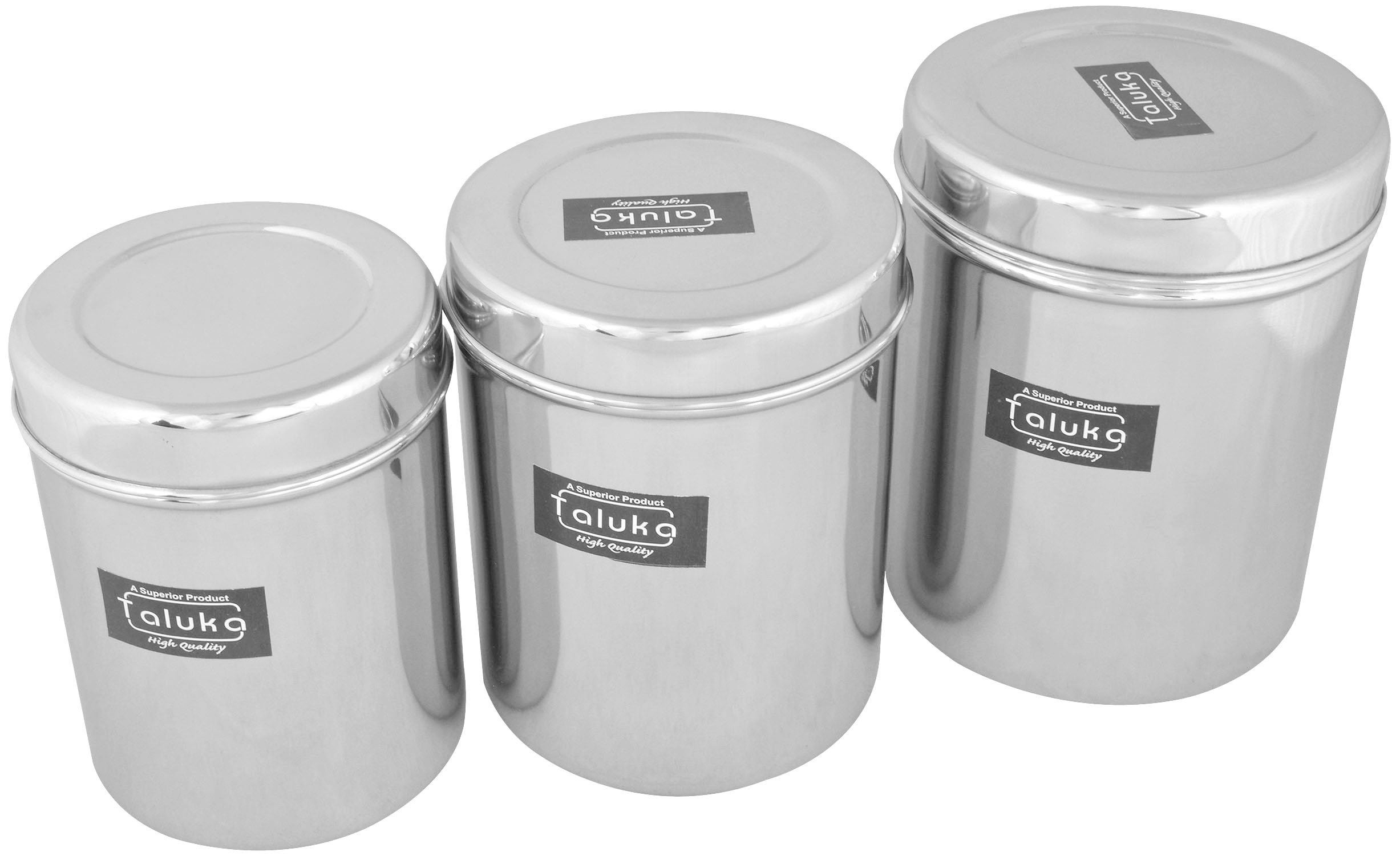 Taluka Stainless Steel Canister Set, 3 Pieces, TCS3P-picture-33
