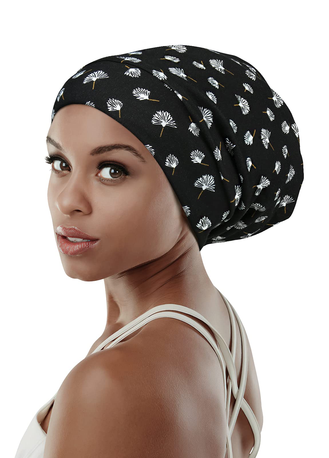 Adjustable Satin Lined Sleep Cap For Dreadlocks Curly Hair  display picture 3
