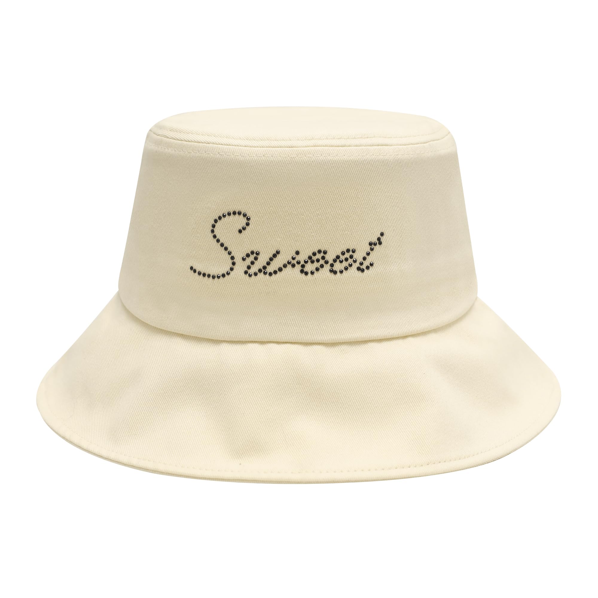 ZLYC Unisex Cotton Bucket Hat Summer Beach Sun Hat Outdoor Travel Fisherman Cap for Women Men