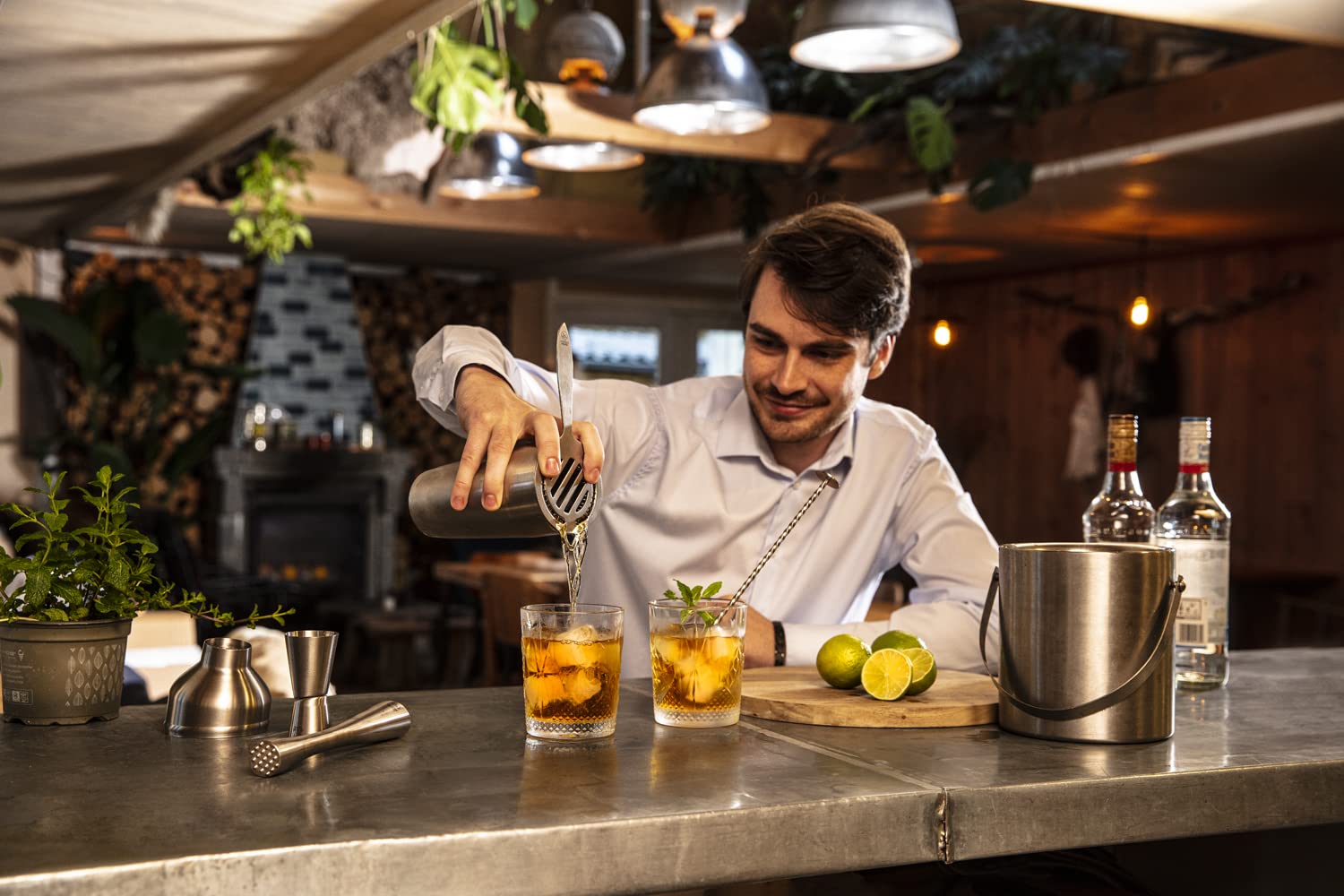 Misurino Da Bar Leopold Vienna - Acciaio Inox 304, Doppia Scala 30/50 Ml, Lavabile In Lavastoviglie - Foto 3