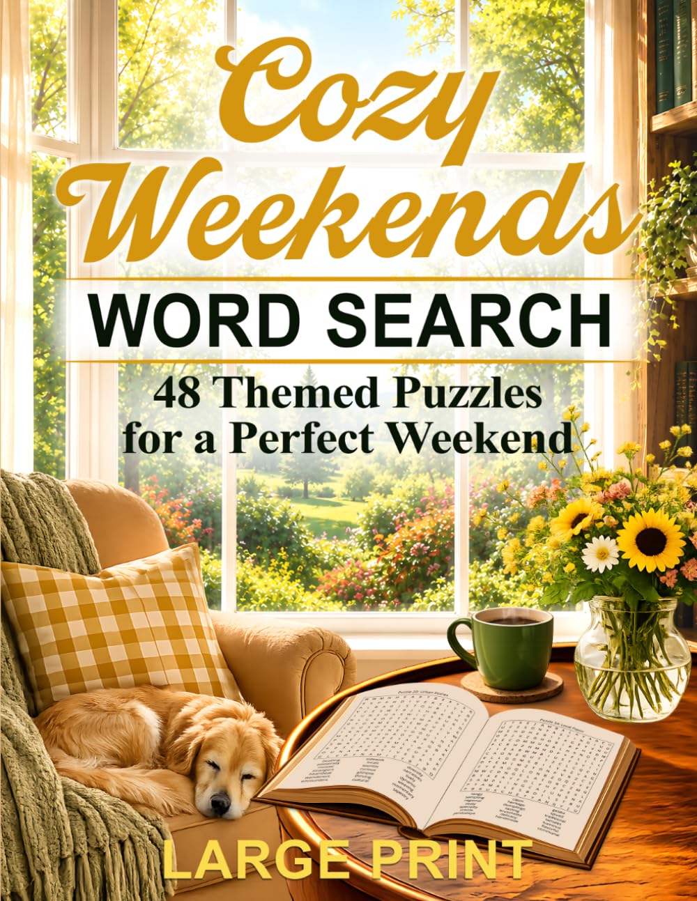 Cozy Weekends Word Search: 48 Themed Puzzles for a Perfect Weekend (Cozy Word Search Puzzles)