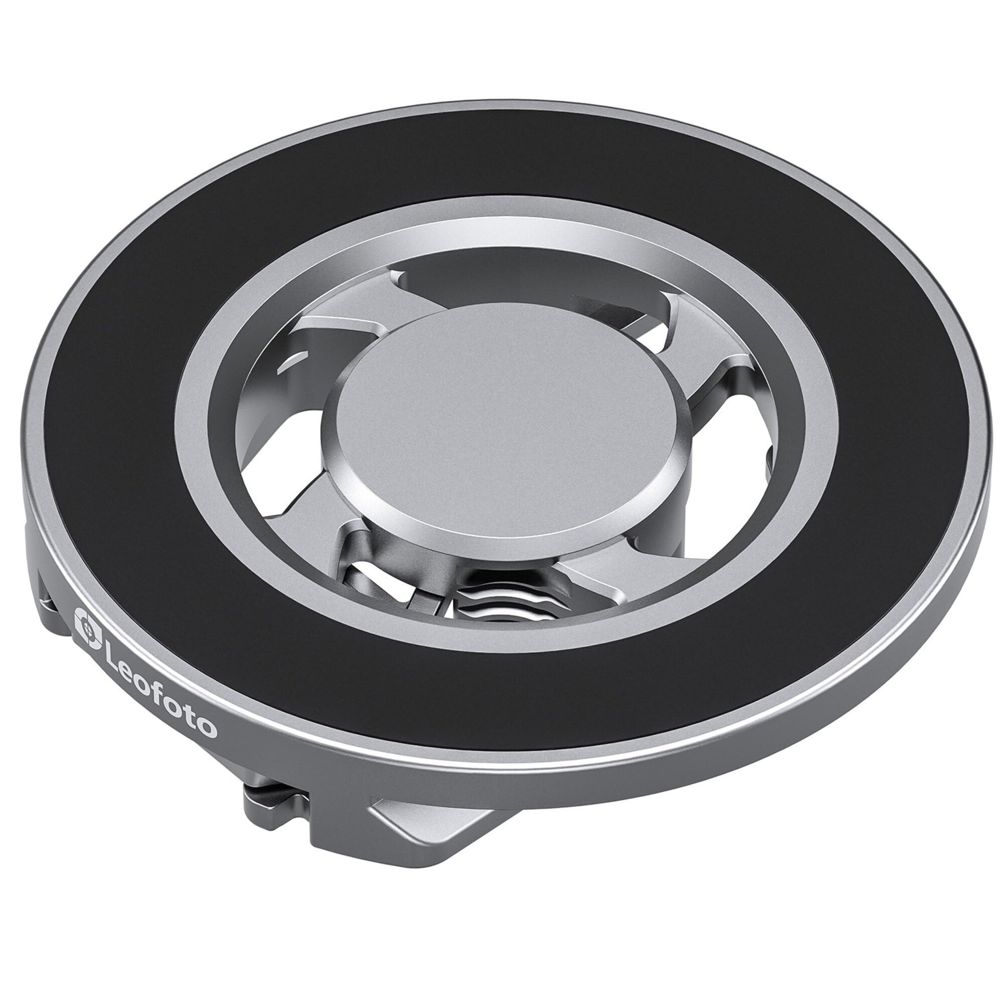 LEOFOTO PM-01 Magnetic Plate for Phones, Phone Stand with Hidden Tool, 1/4" and 3/8" Screw Hole, ARRI and Arca Compatible