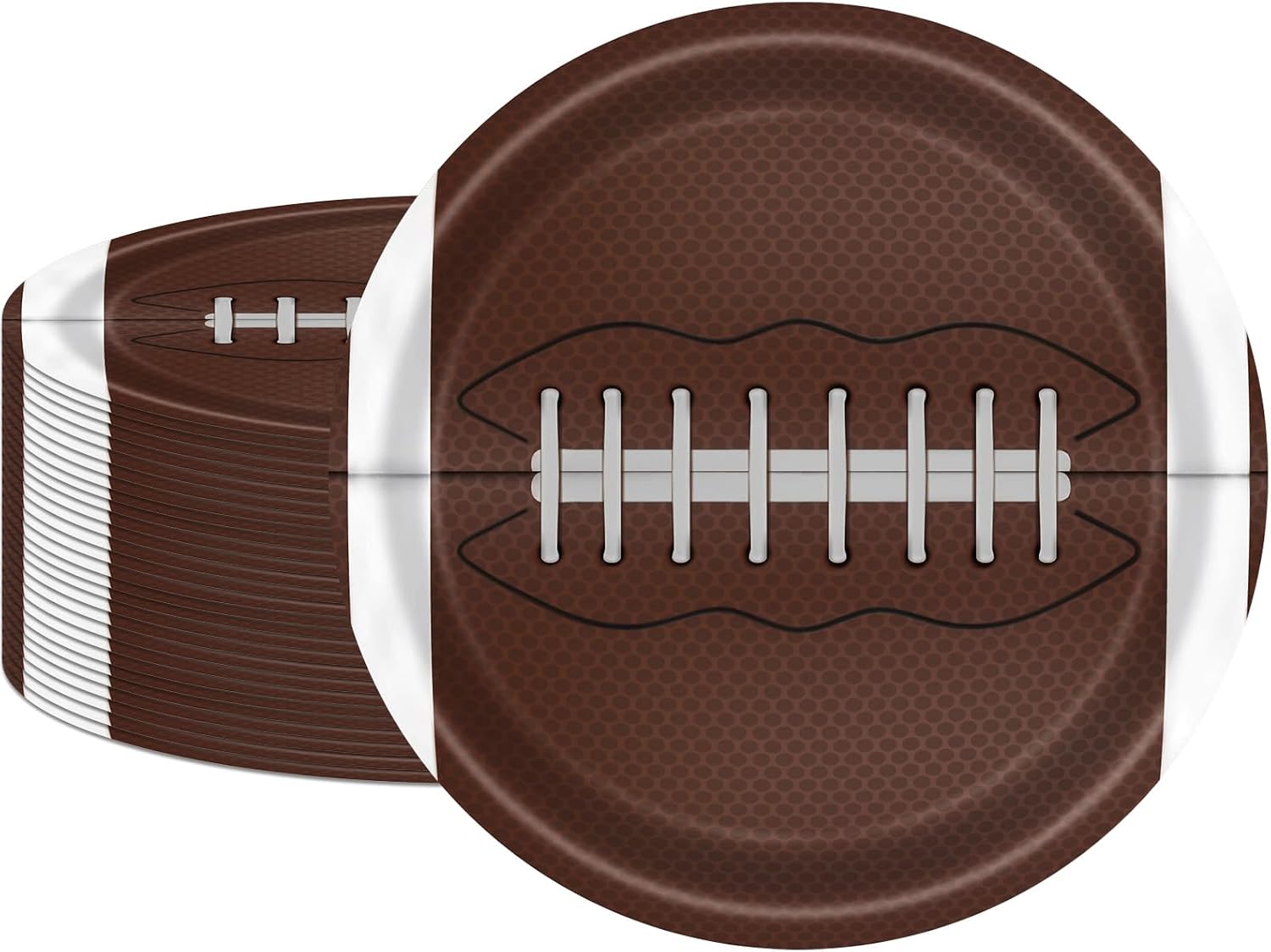 Sports Themed Party Decorations,40Pcs Sports Party Plates,7Inch - Baseball Football Soccer Basketball Round Paper Plate Sets,for Sports Themed Celebrations,Game day,Birthday Decorations for Boys