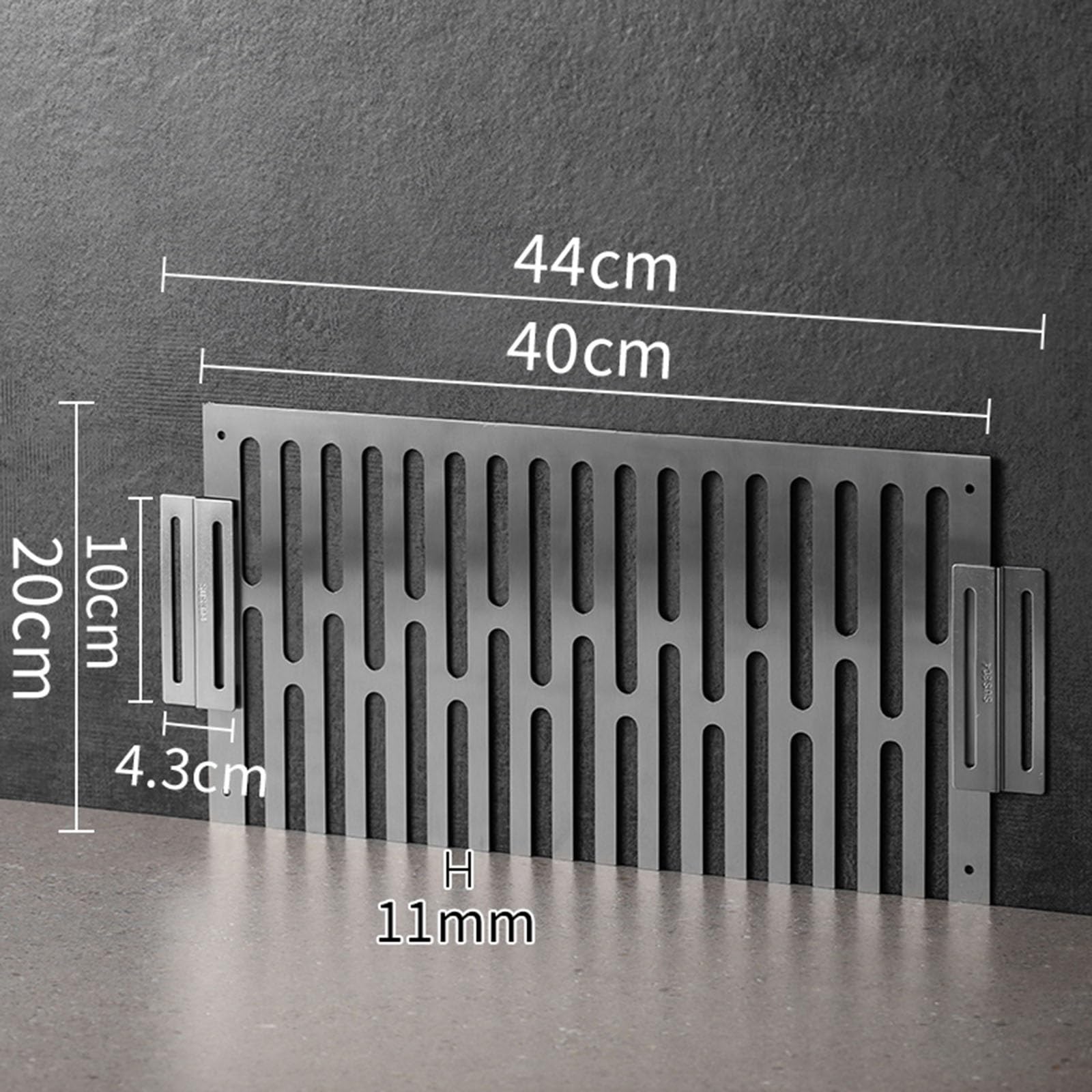 Kit de Rejillas de Acero Inoxidable para desagües Exteriores: Rejillas de fácil instalación para jardín y Patio, Sistema de Drenaje eficiente para Paredes Laterales, Evita obstrucciones por