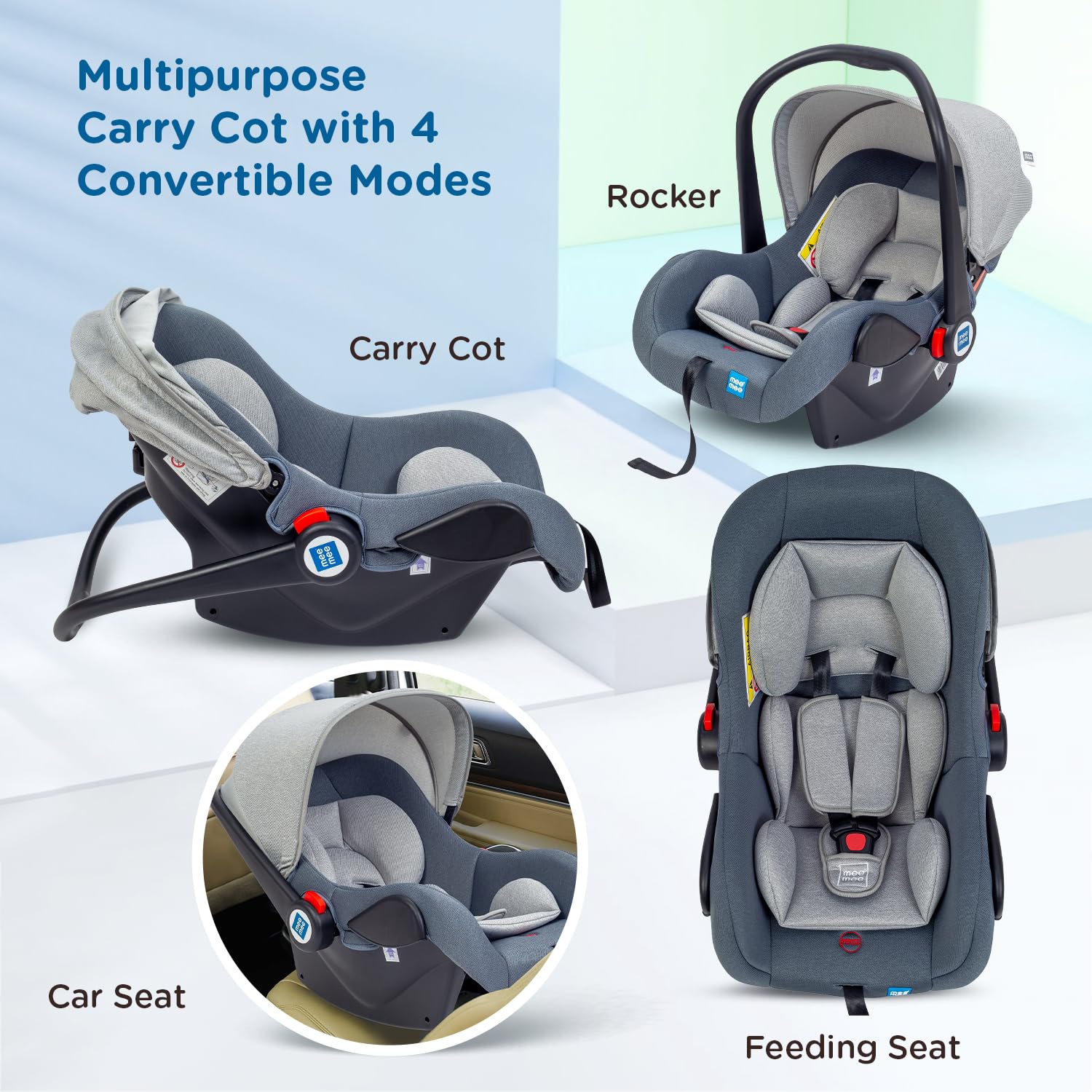 Mee Mee Little Explorer 4-in-1 Baby Seat -2